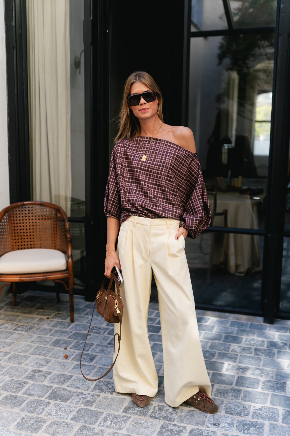 Rose trousers butter yellow