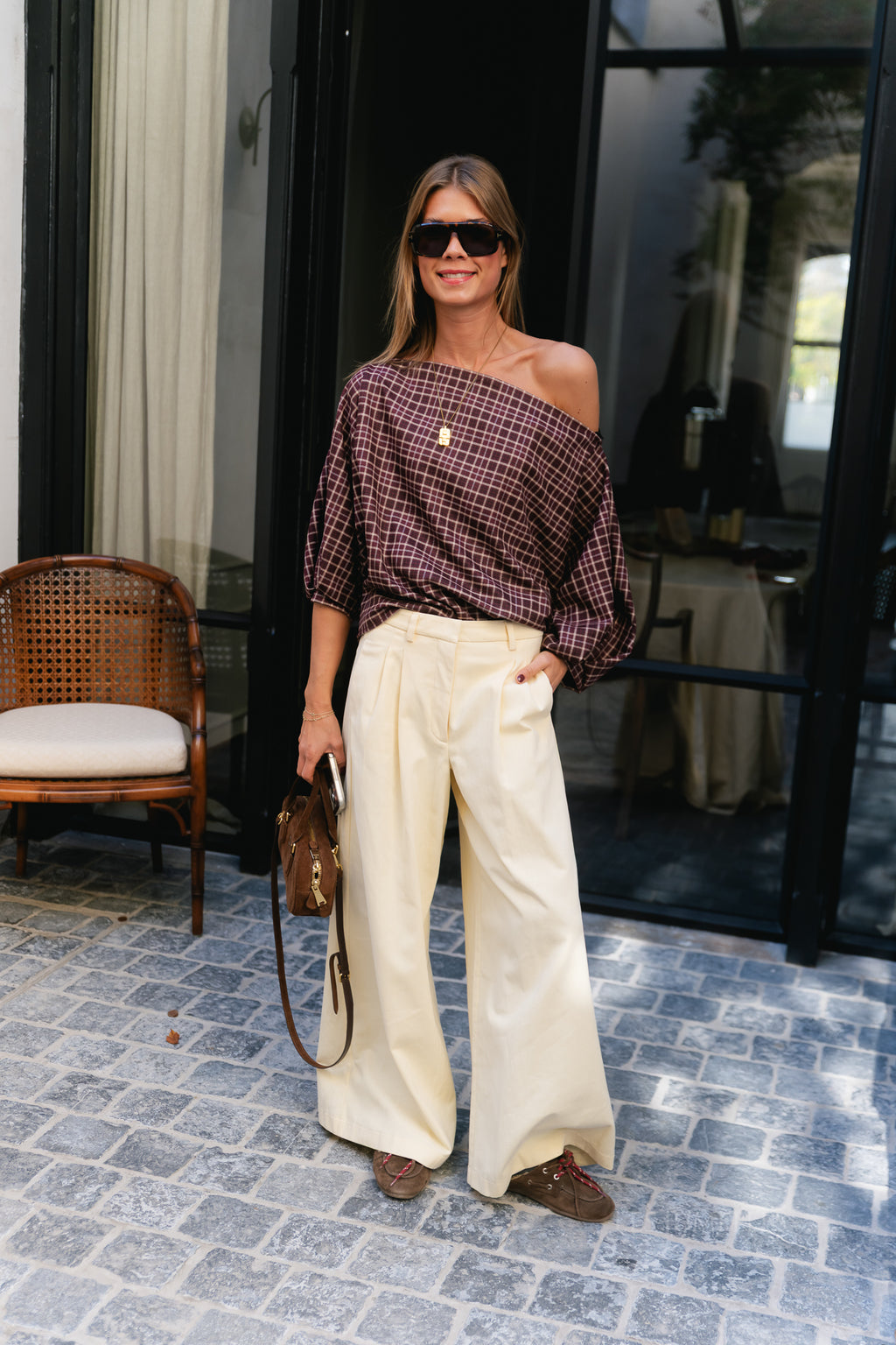Rose trousers butter yellow