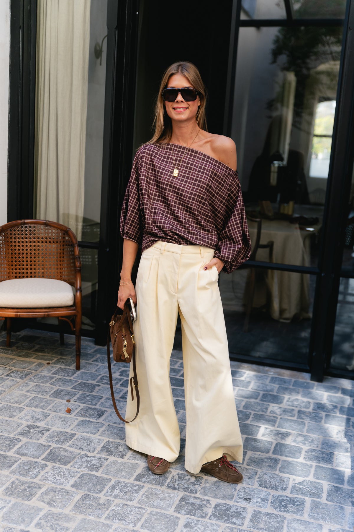 Rose trousers butter yellow