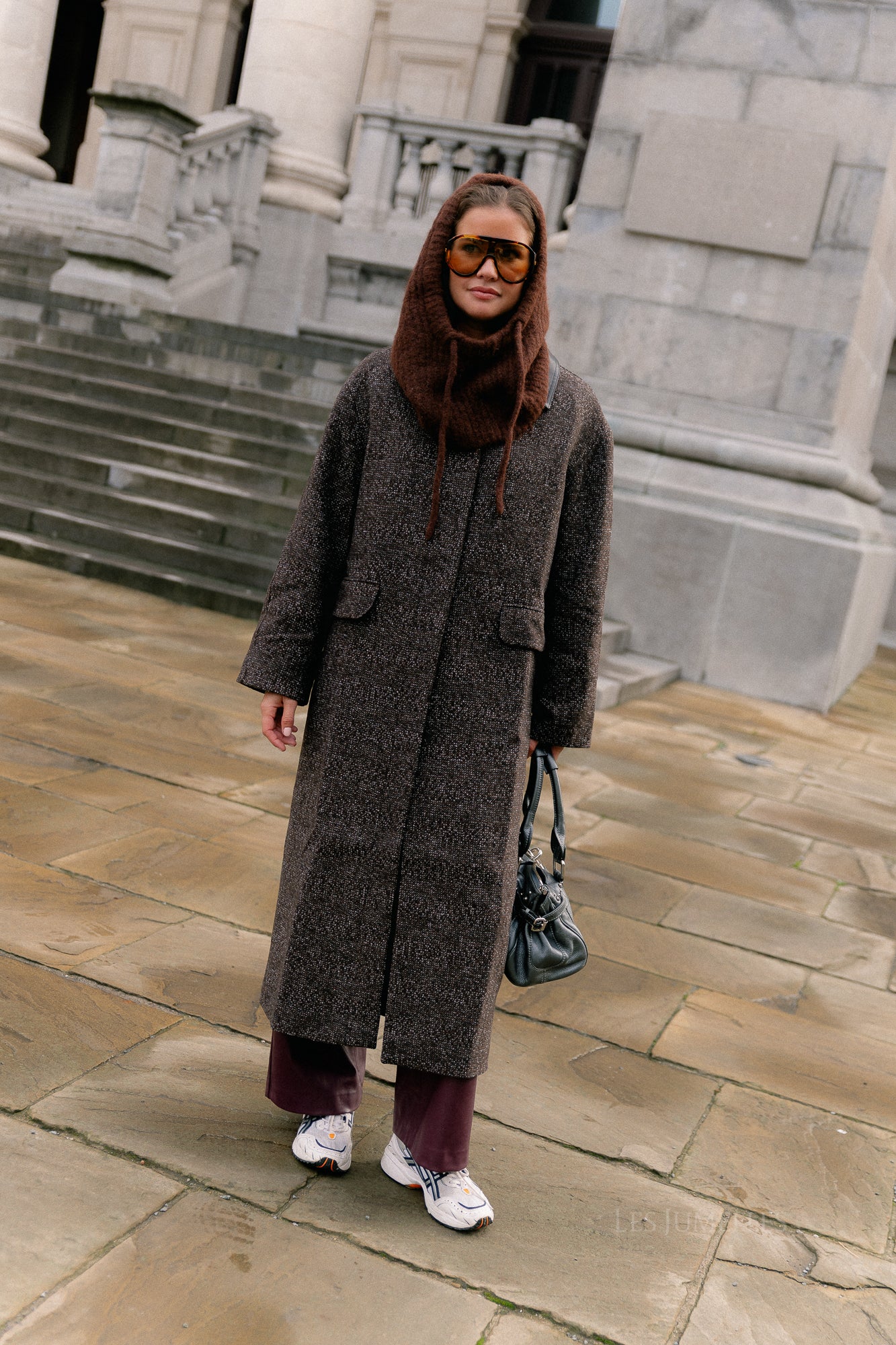 Leah wool coat brown