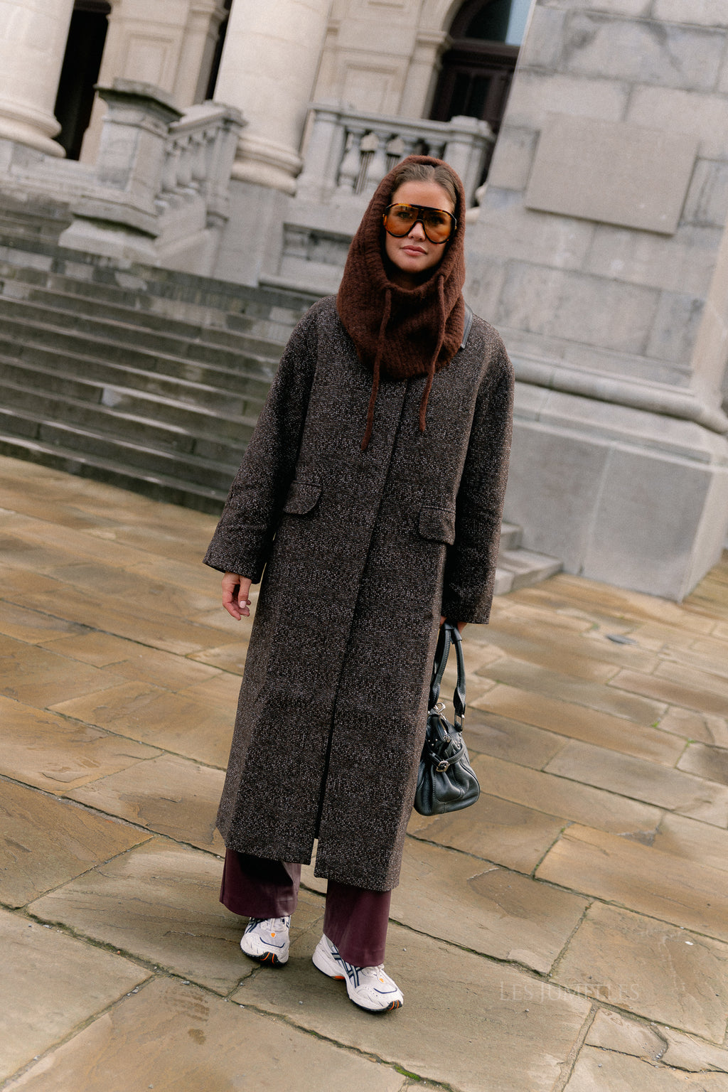 Leah wool coat brown