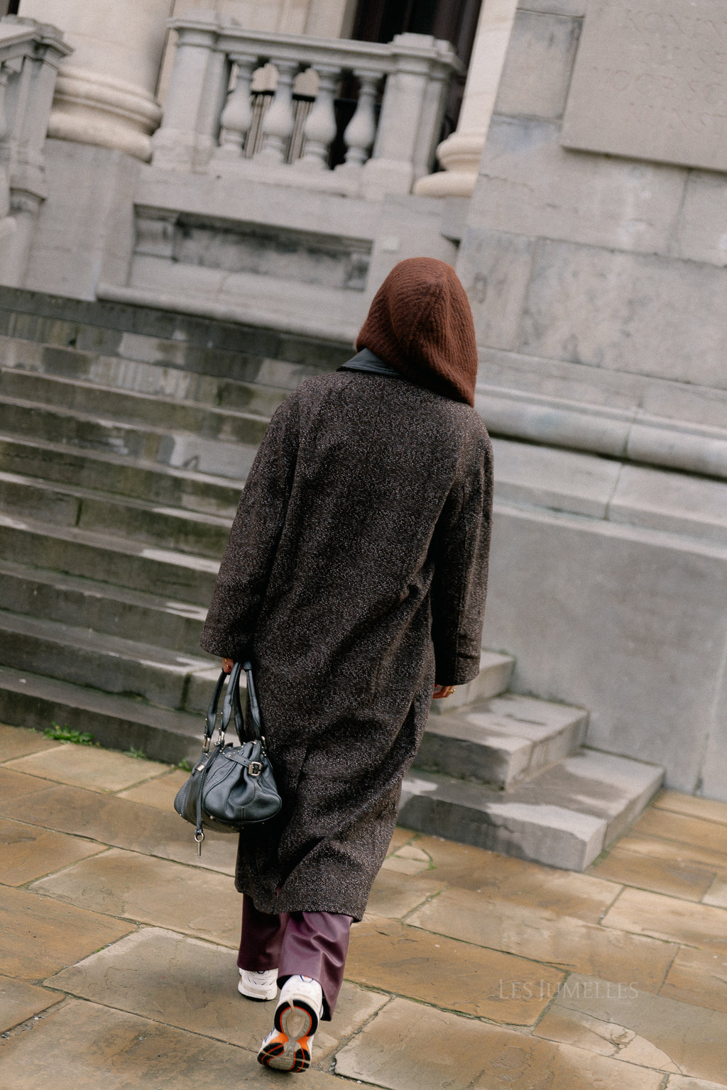 Leah wool coat brown