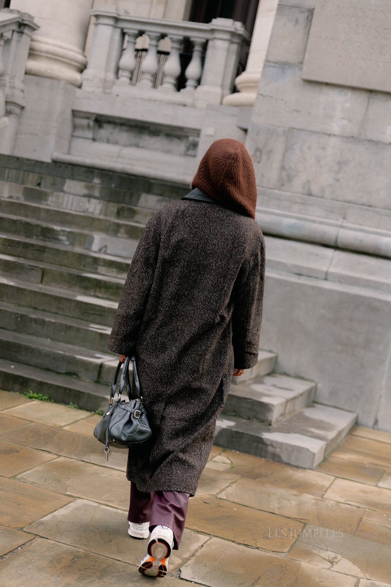 Leah wool coat brown