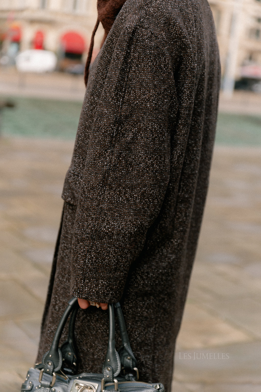 Leah wool coat brown