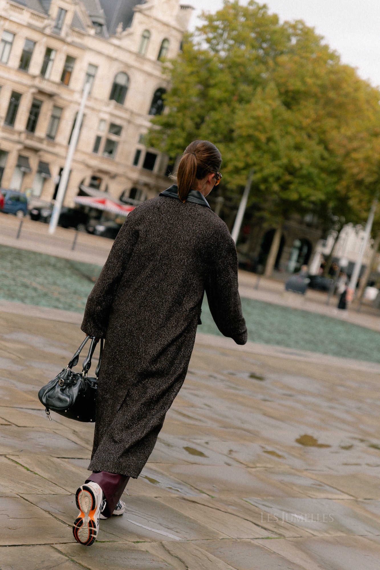 Leah wool coat brown