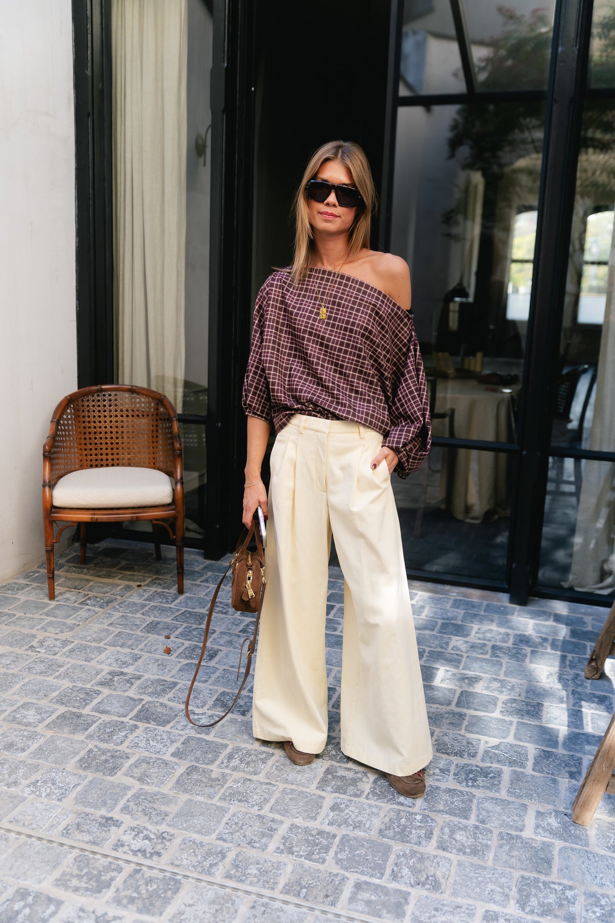 Rose trousers butter yellow