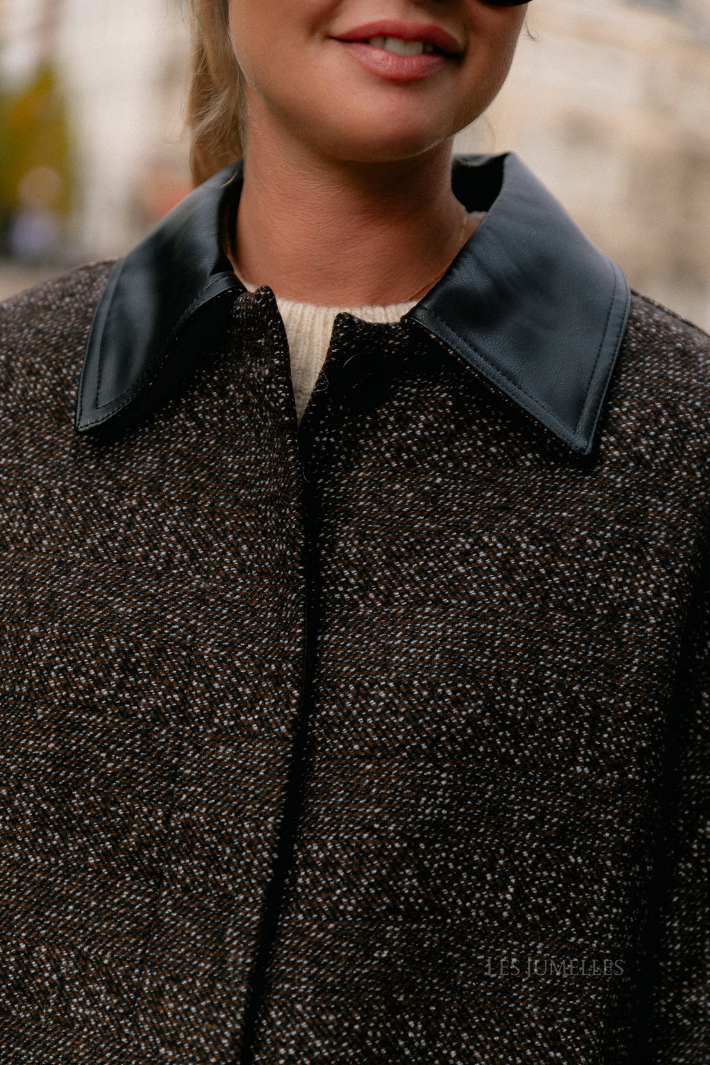 Leah wool coat brown