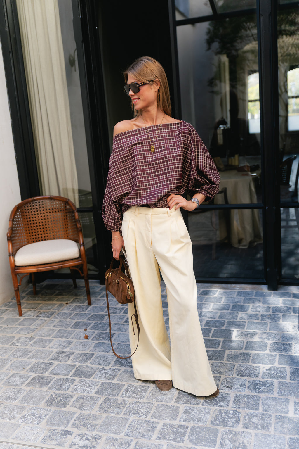 Rose trousers butter yellow