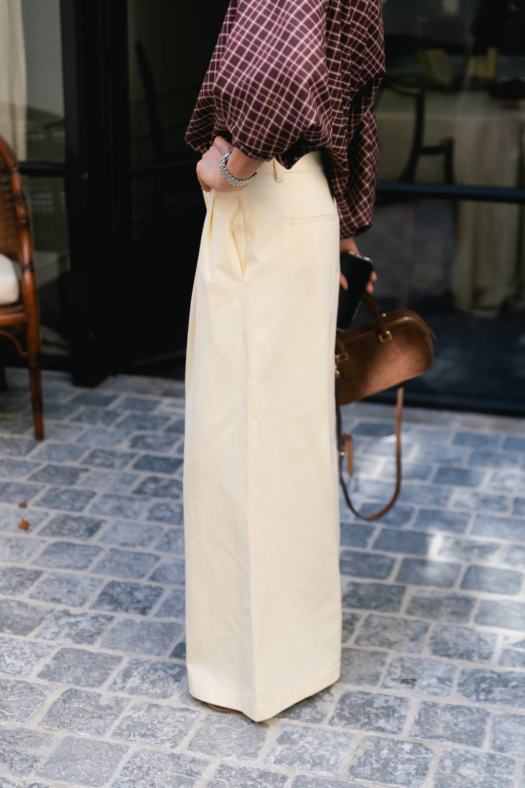 Rose trousers butter yellow