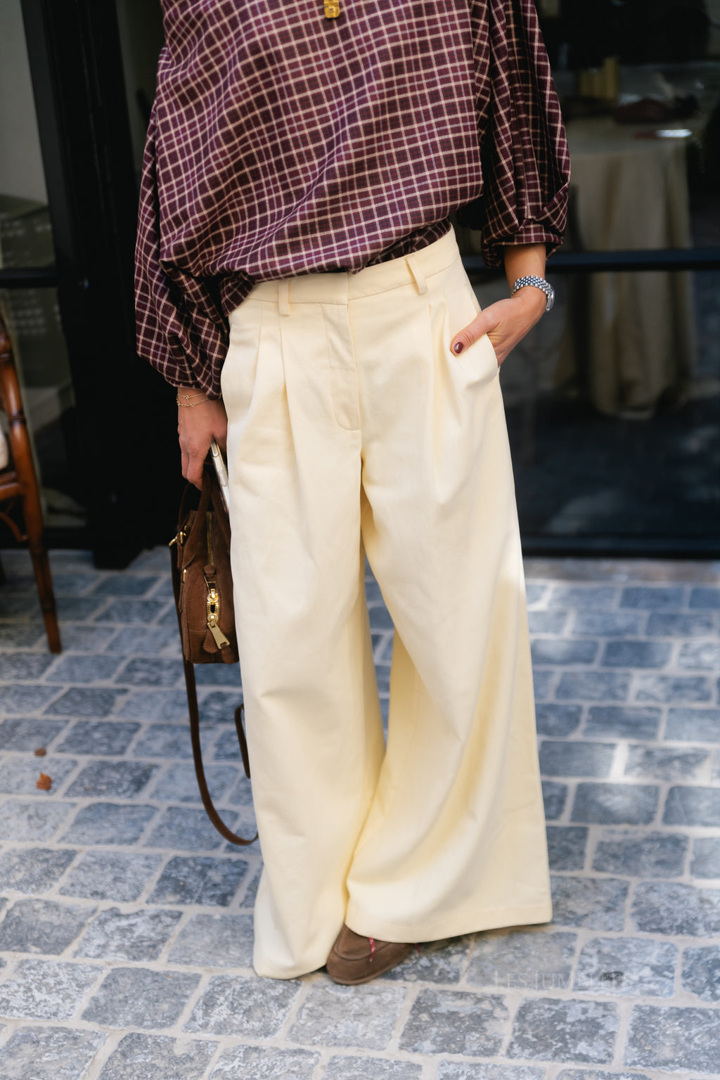 Rose trousers butter yellow