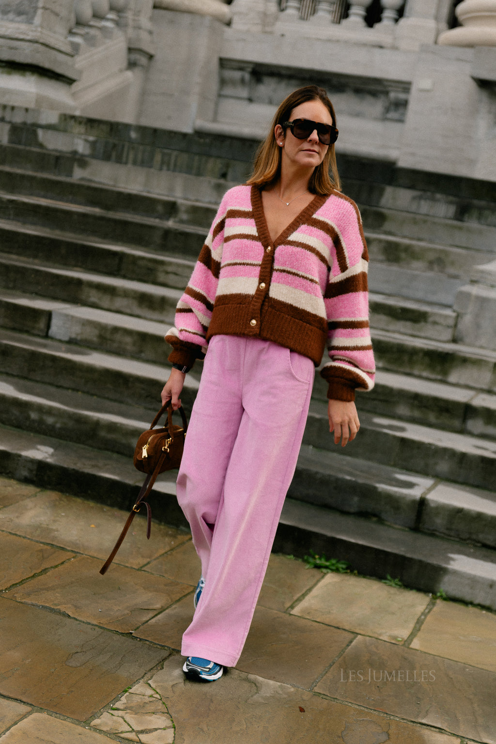 Norma wide velvet pants orchid