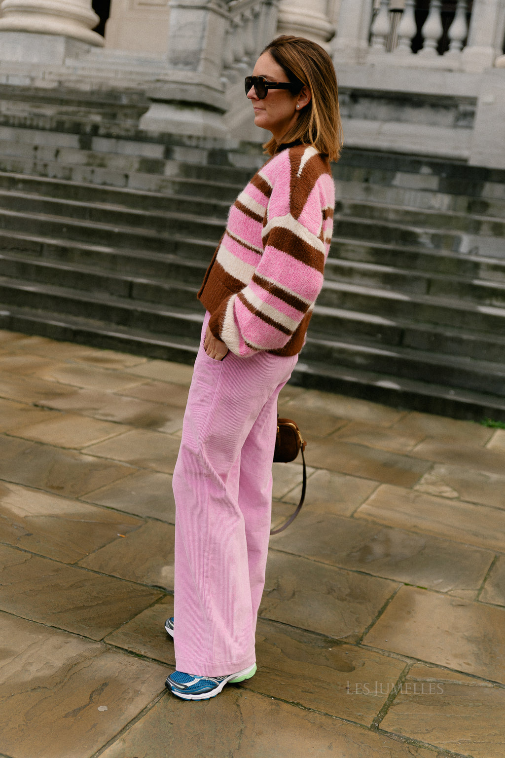 Norma wide velvet pants orchid