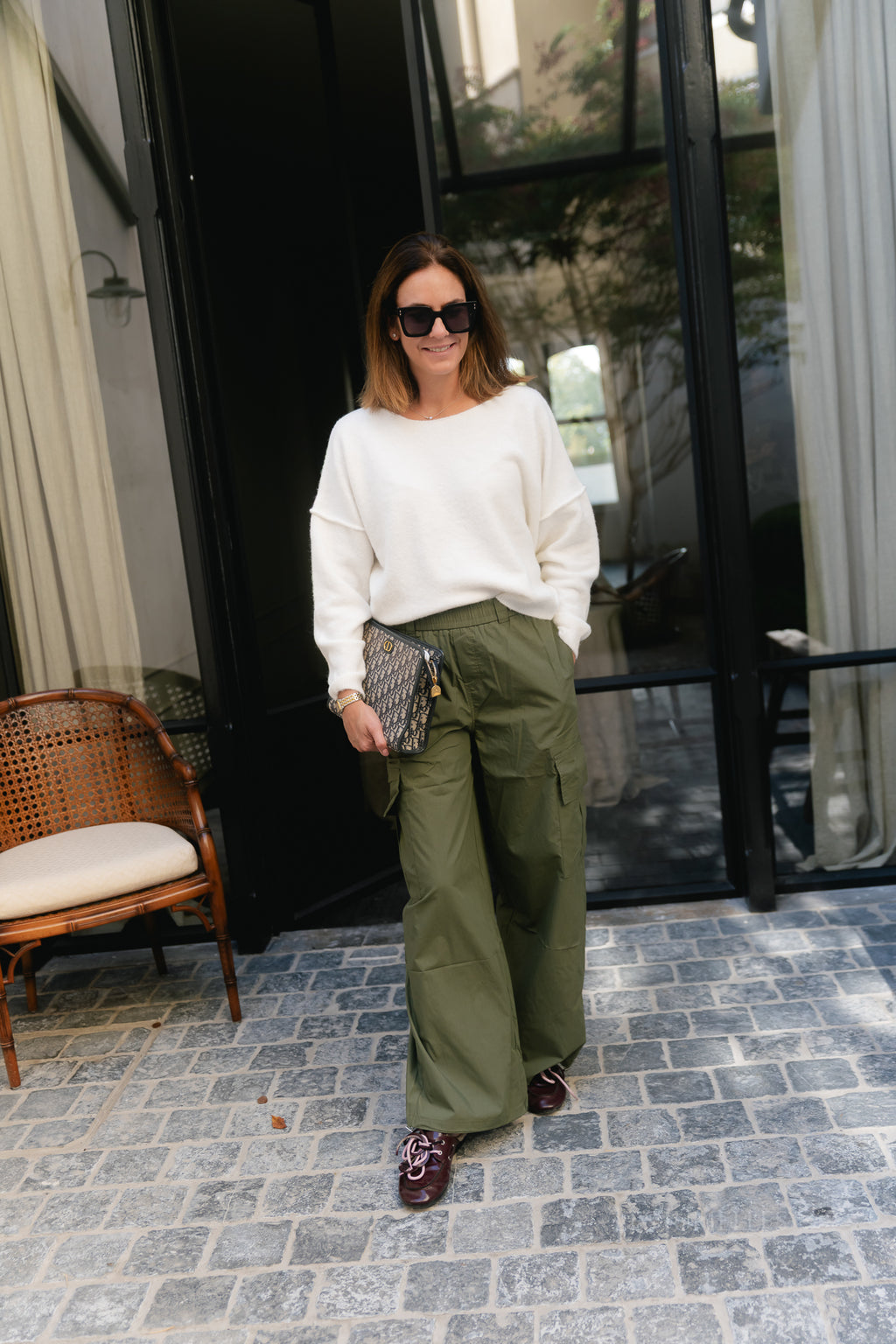 Nova off shoulder sweater off white