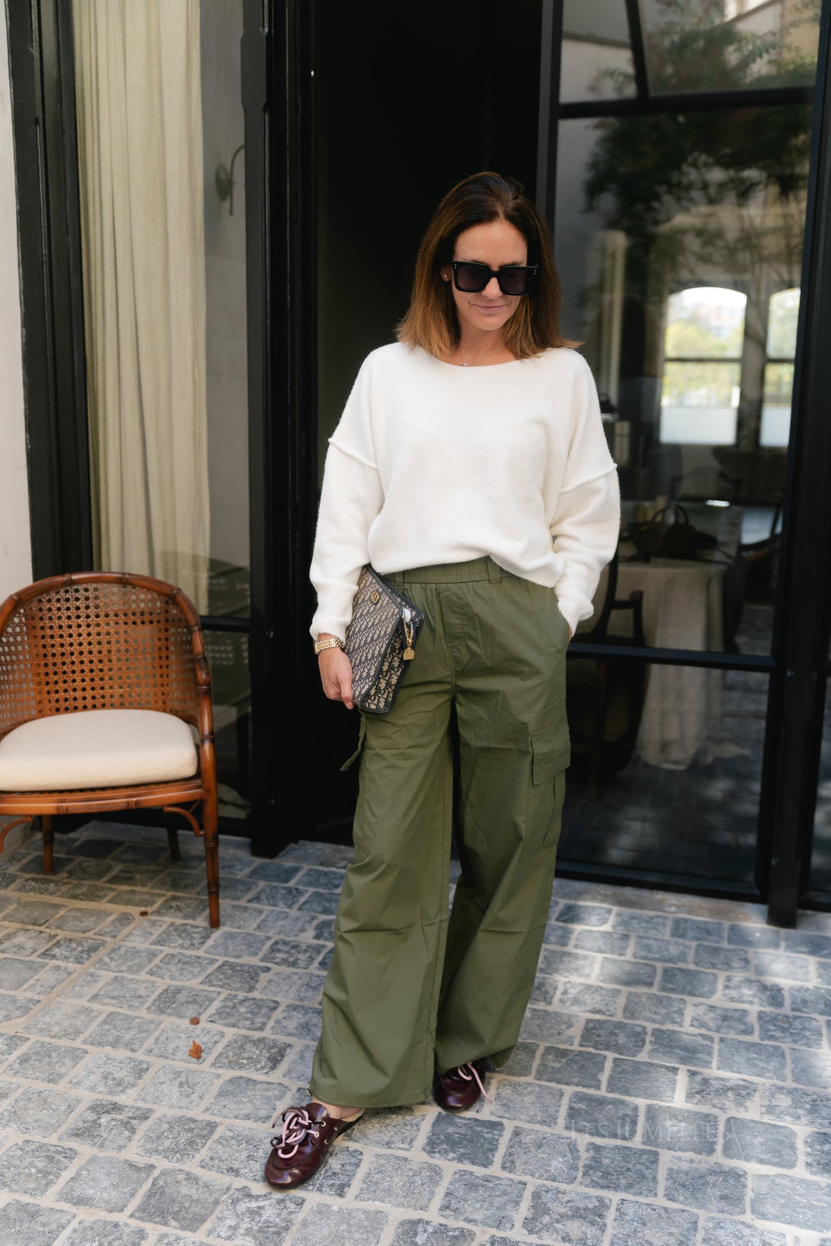 Nova off shoulder sweater off white
