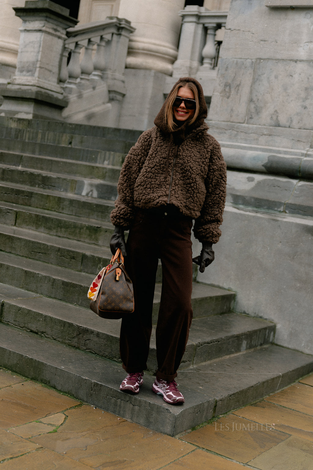 VIFiola L/S short jacket coffee bean