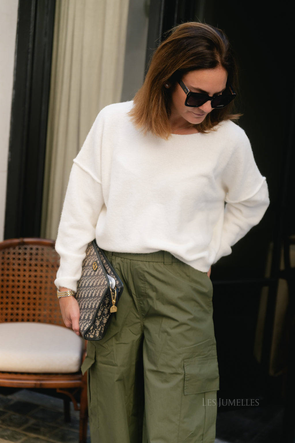 Nova off shoulder sweater off white