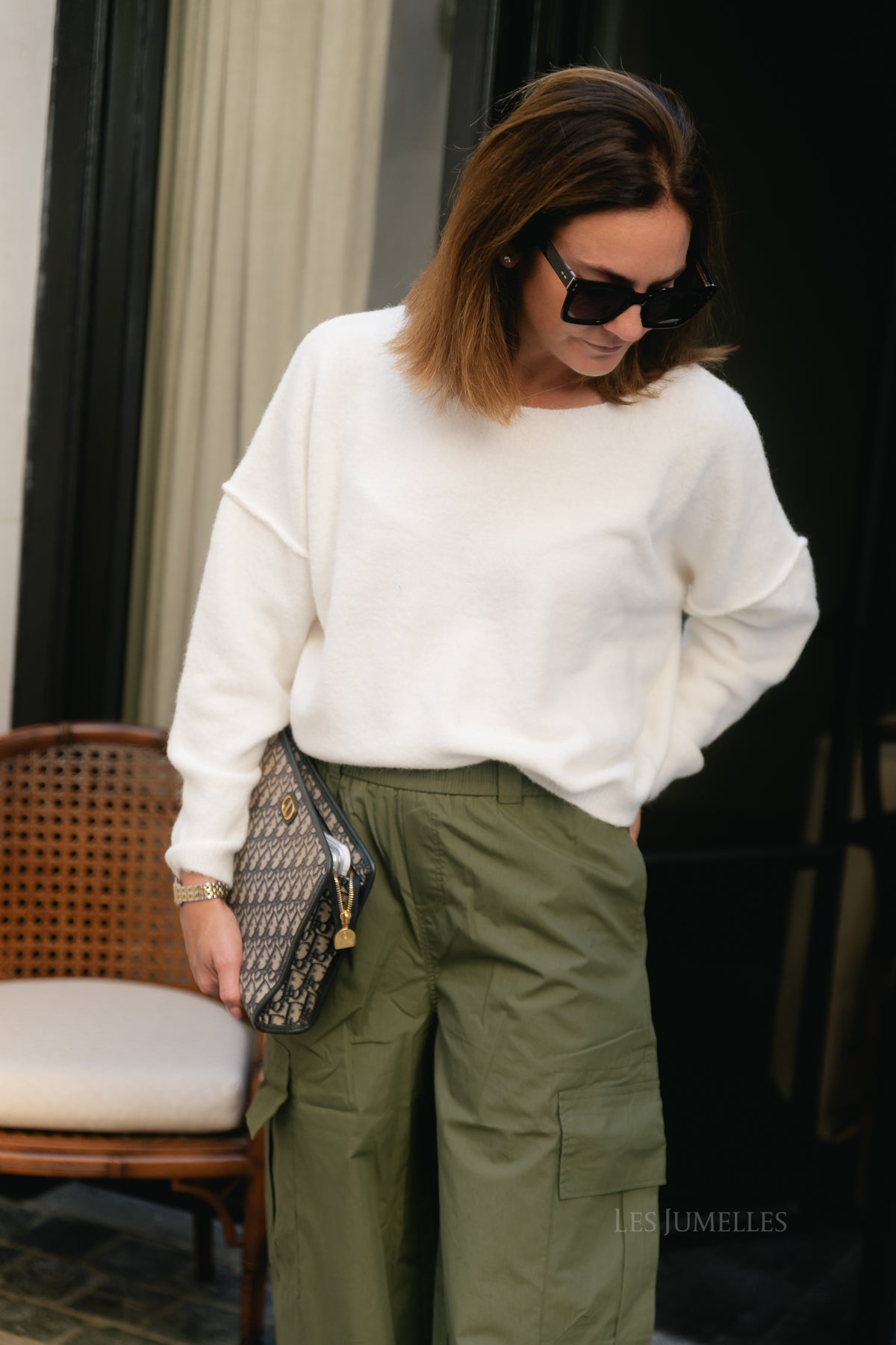 Nova off shoulder sweater off white