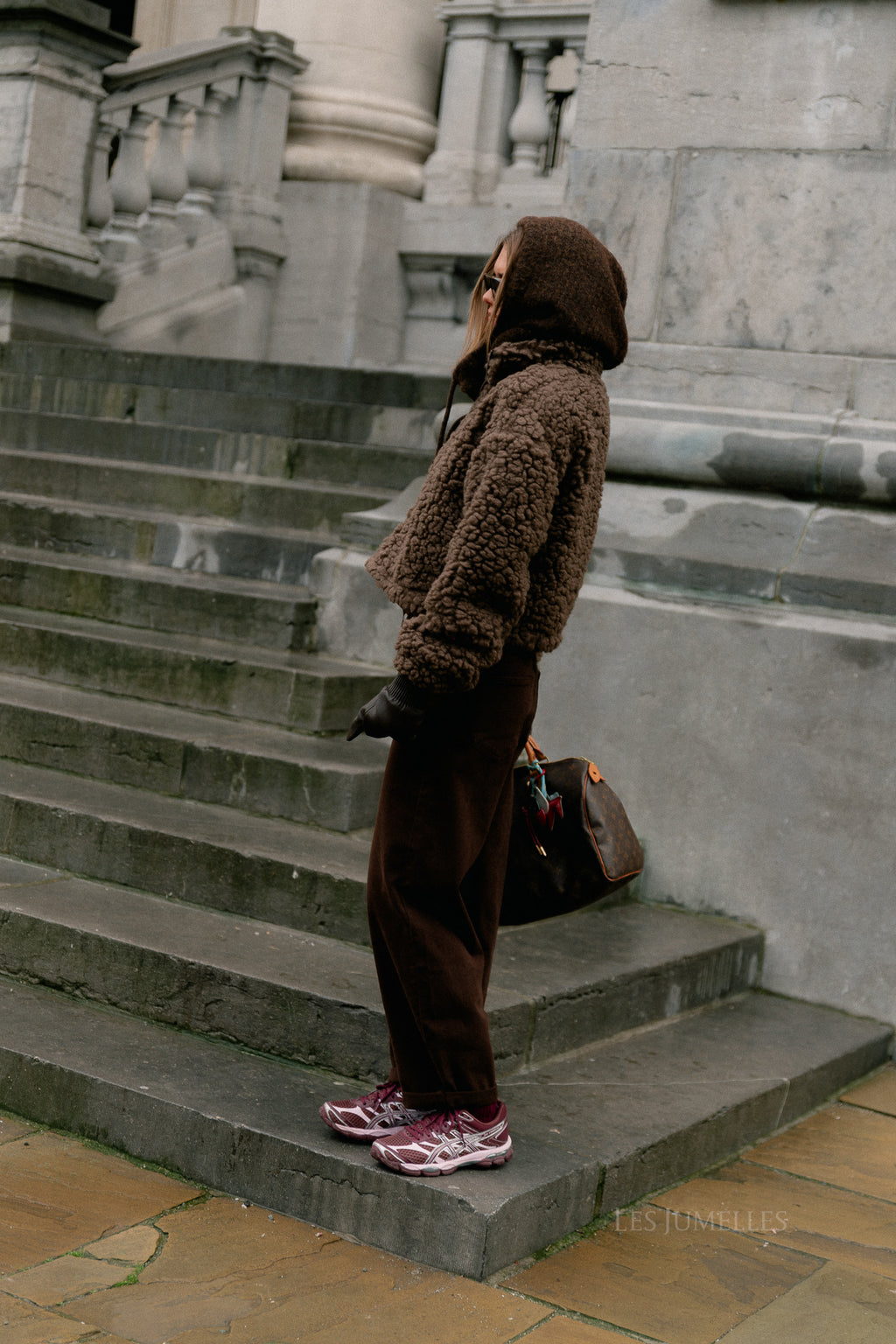 VIFiola L/S short jacket coffee bean