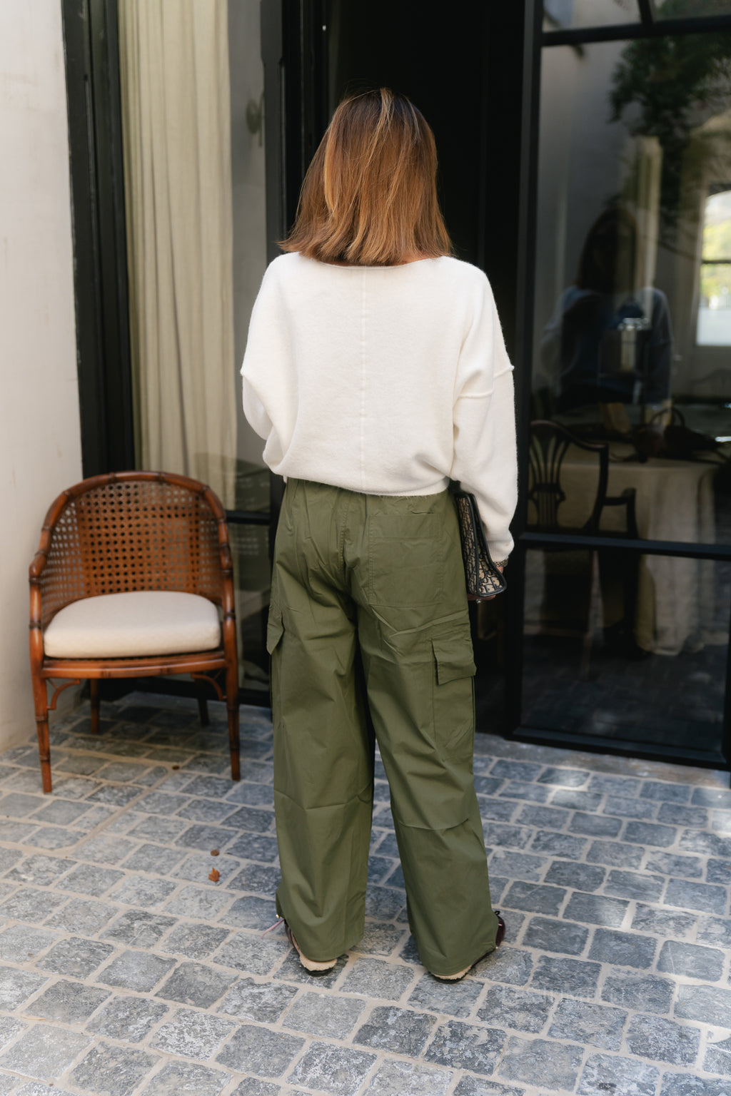 Nova off shoulder sweater off white