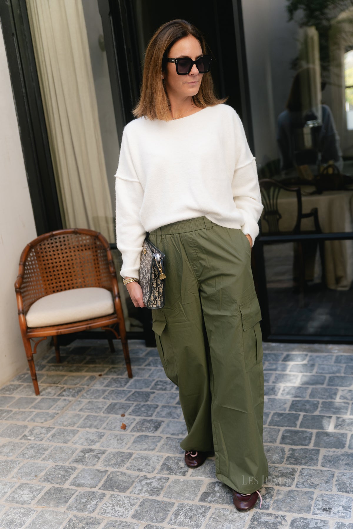 Nova off shoulder sweater off white