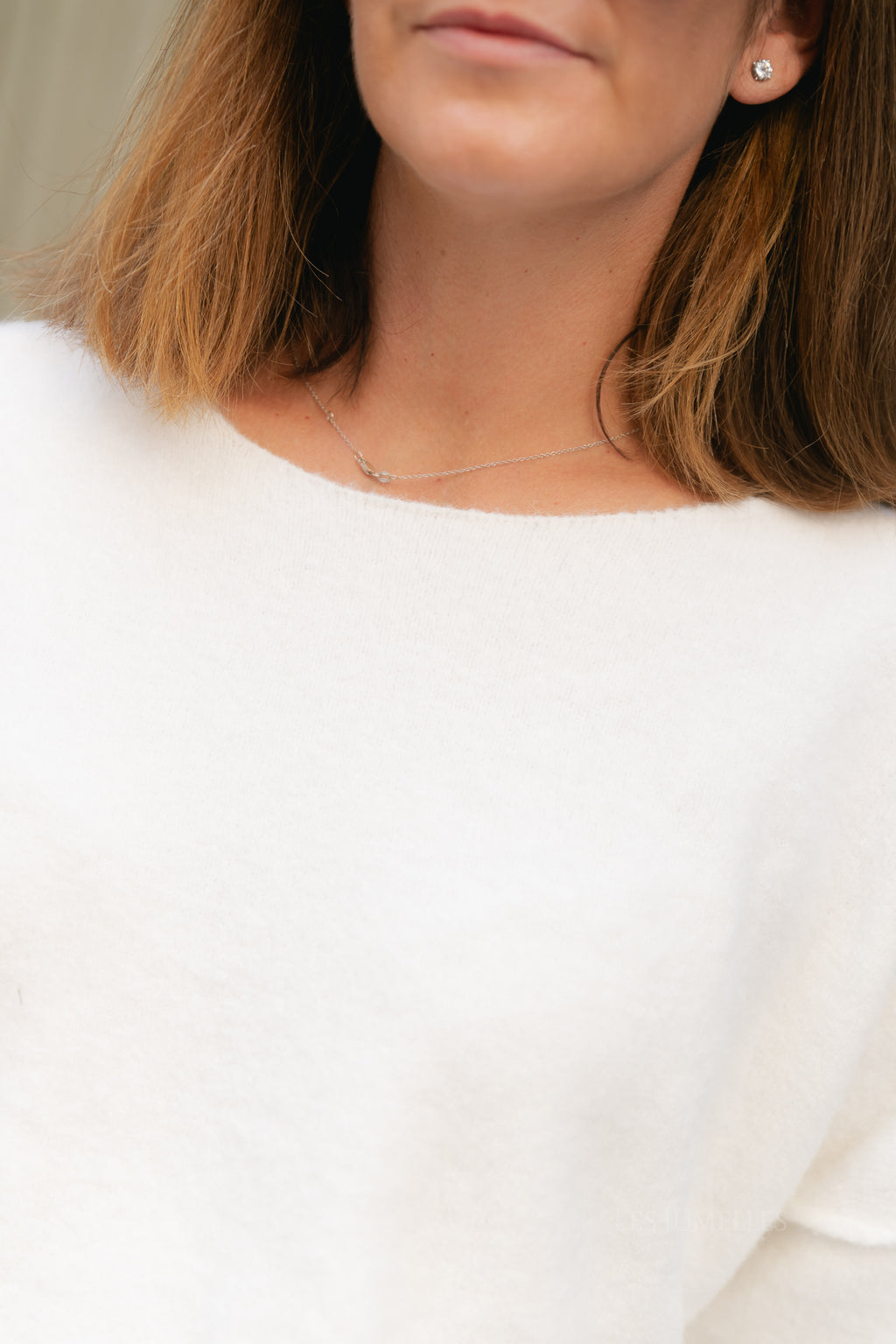 Nova off shoulder sweater off white