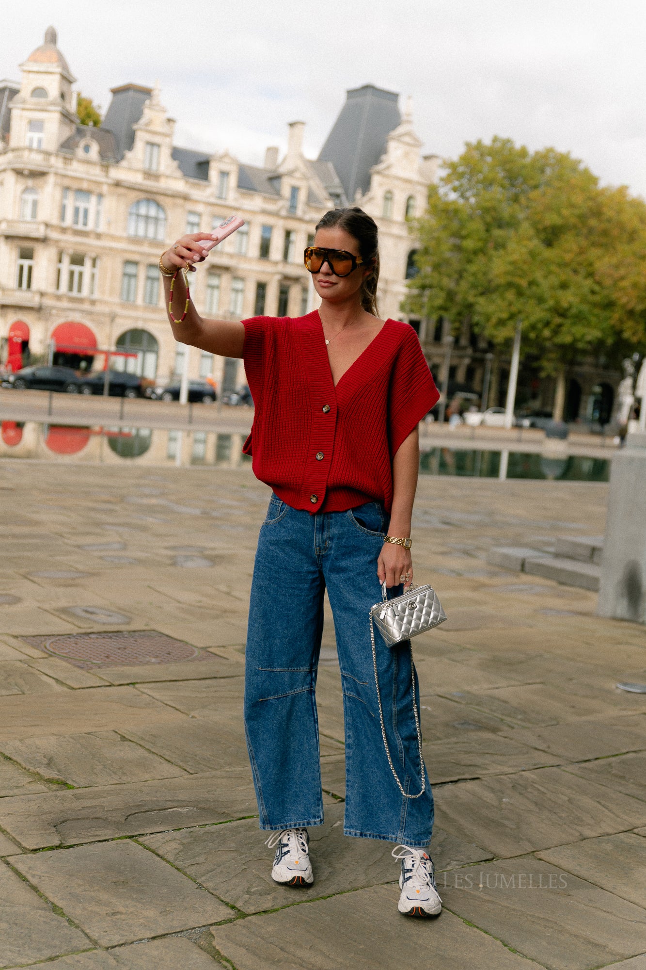 Félicia SS gilet red