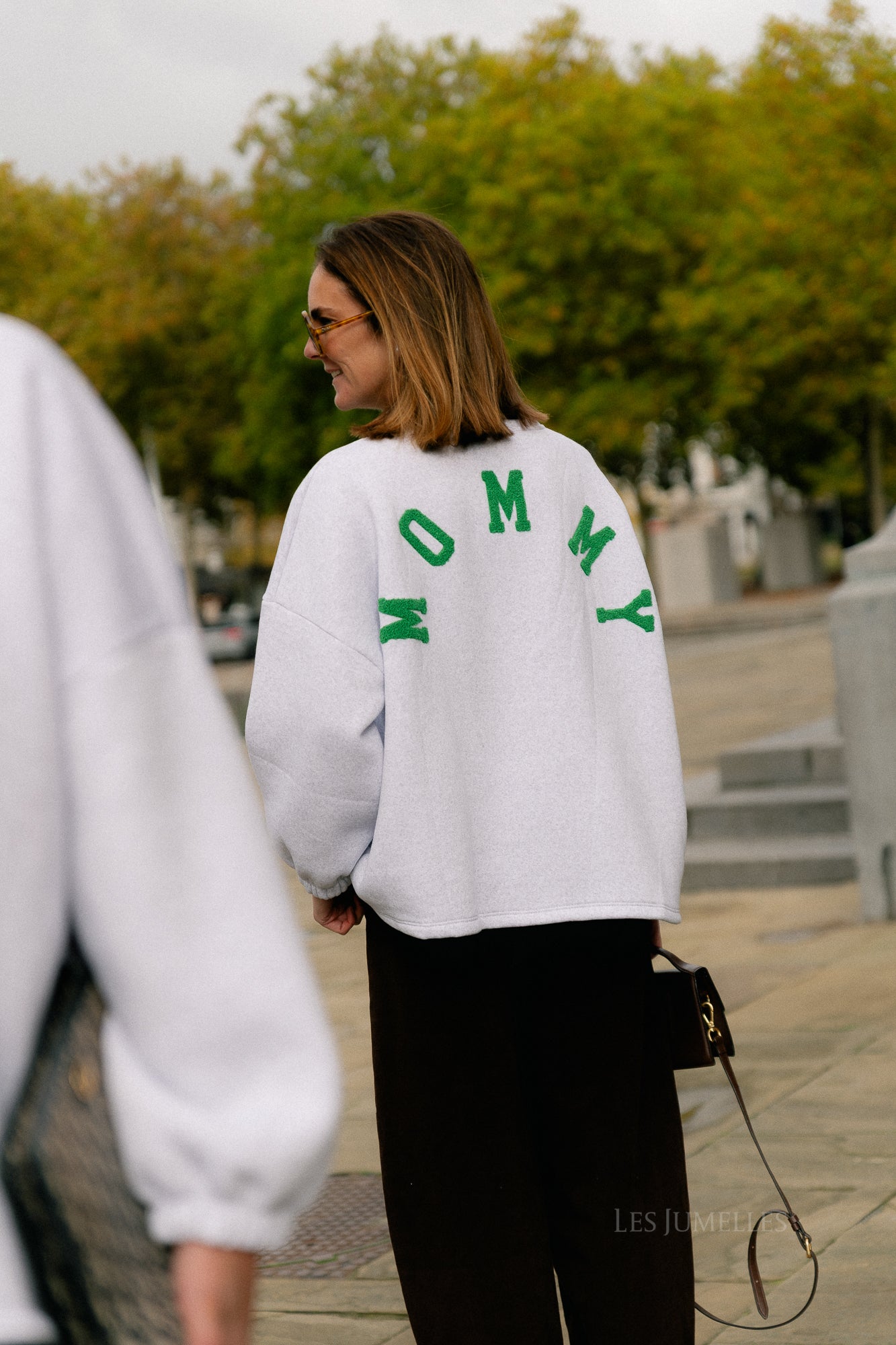 ORIGINAL Mommy sweater green/light grey