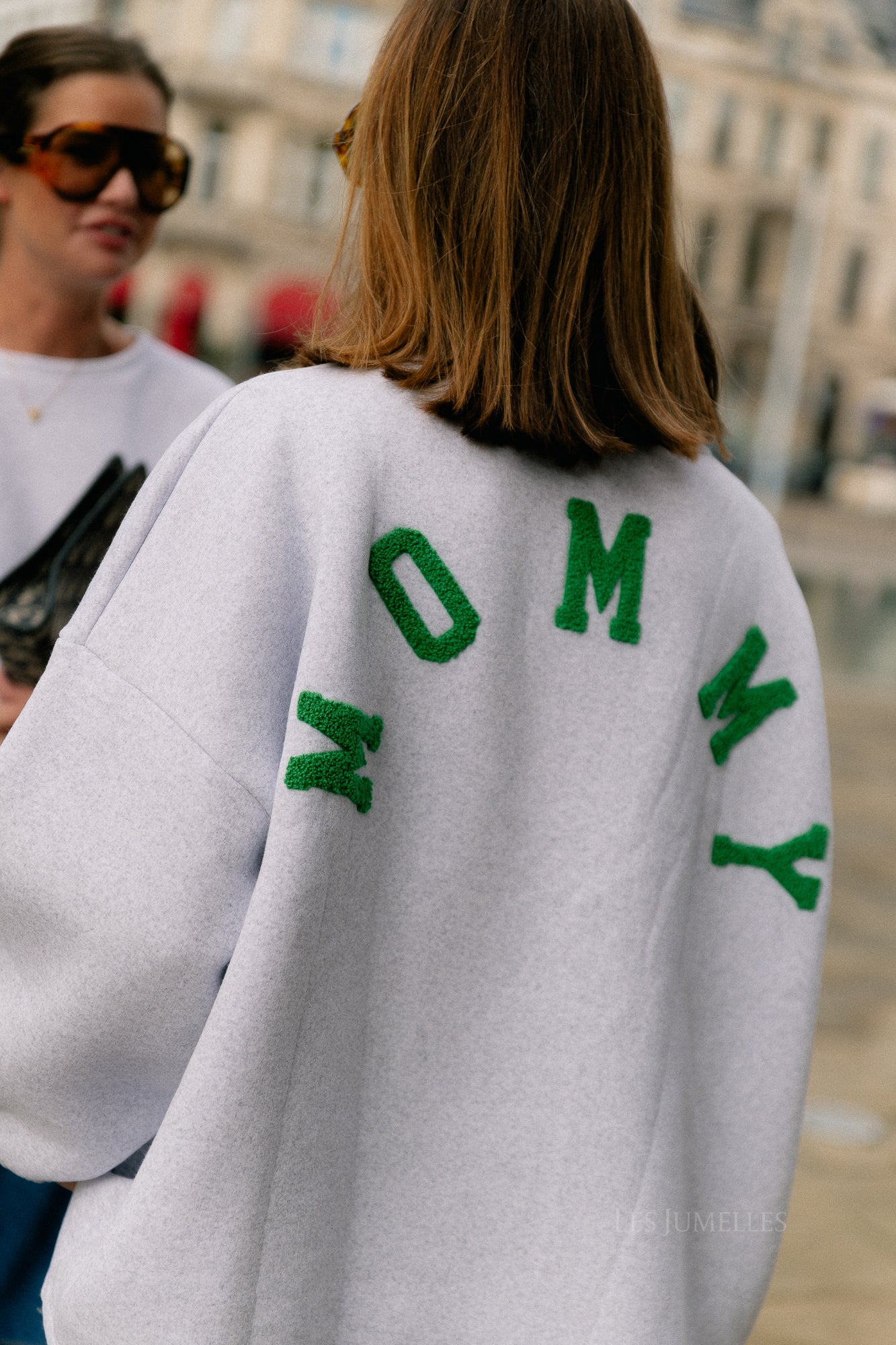 ORIGINAL Mommy sweater green/light grey