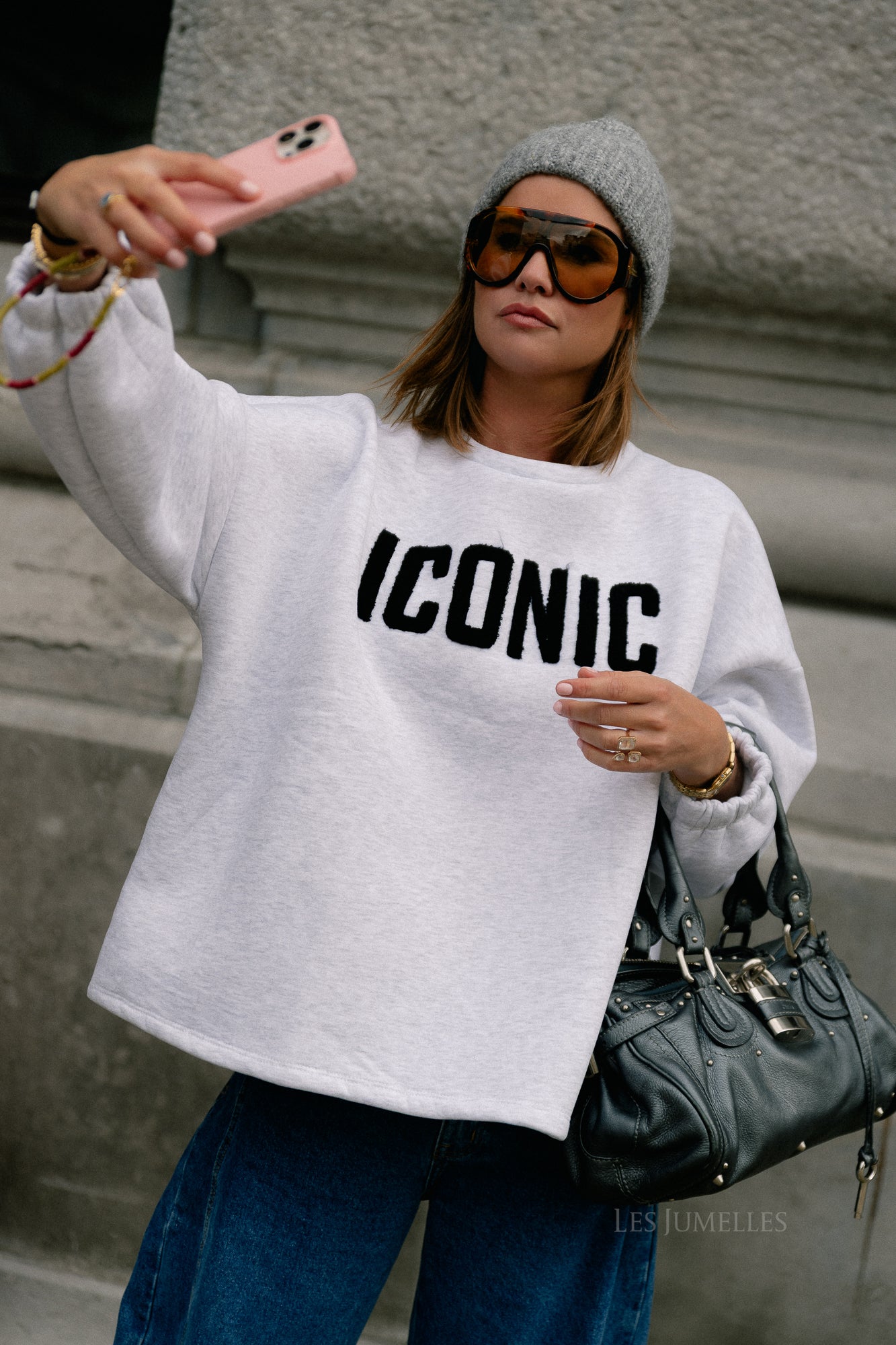 Iconic sweater grey melange