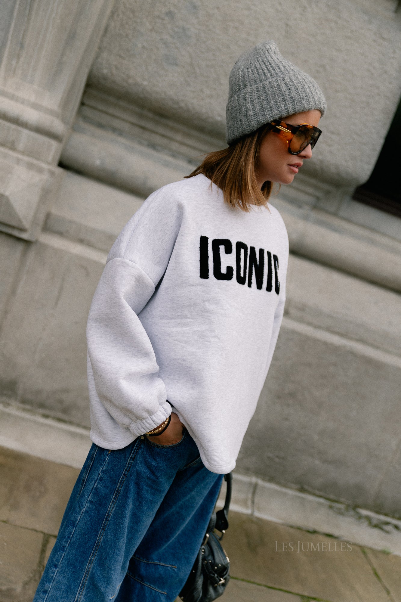 Iconic sweater grey melange