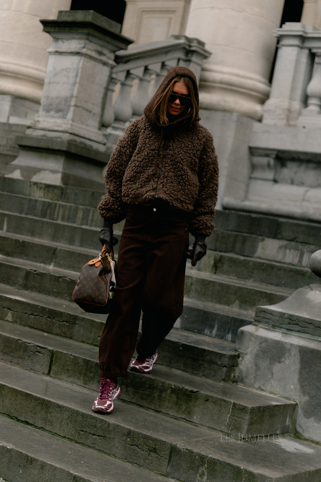 VIFiola L/S short jacket coffee bean
