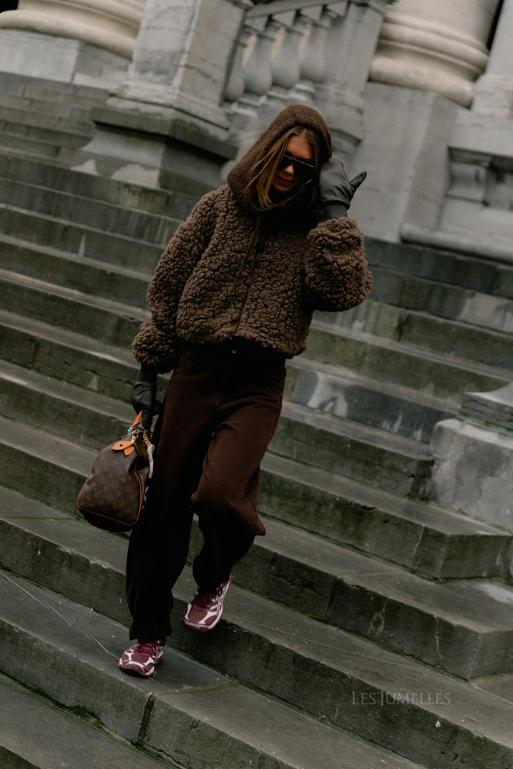 VIFiola L/S short jacket coffee bean