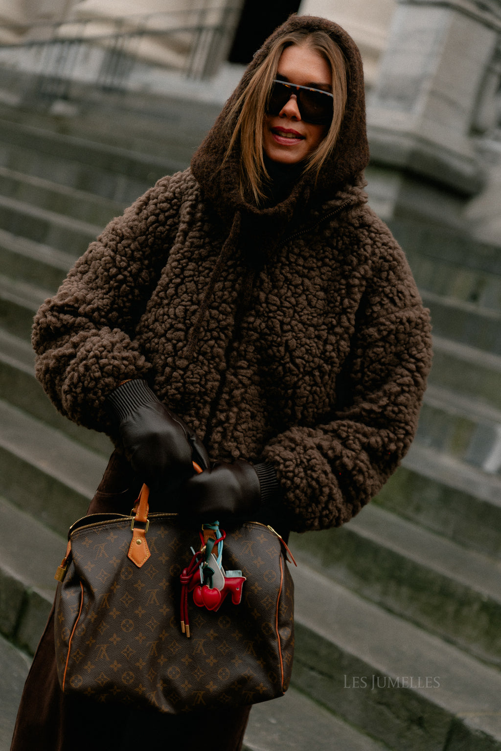 VIFiola L/S short jacket coffee bean