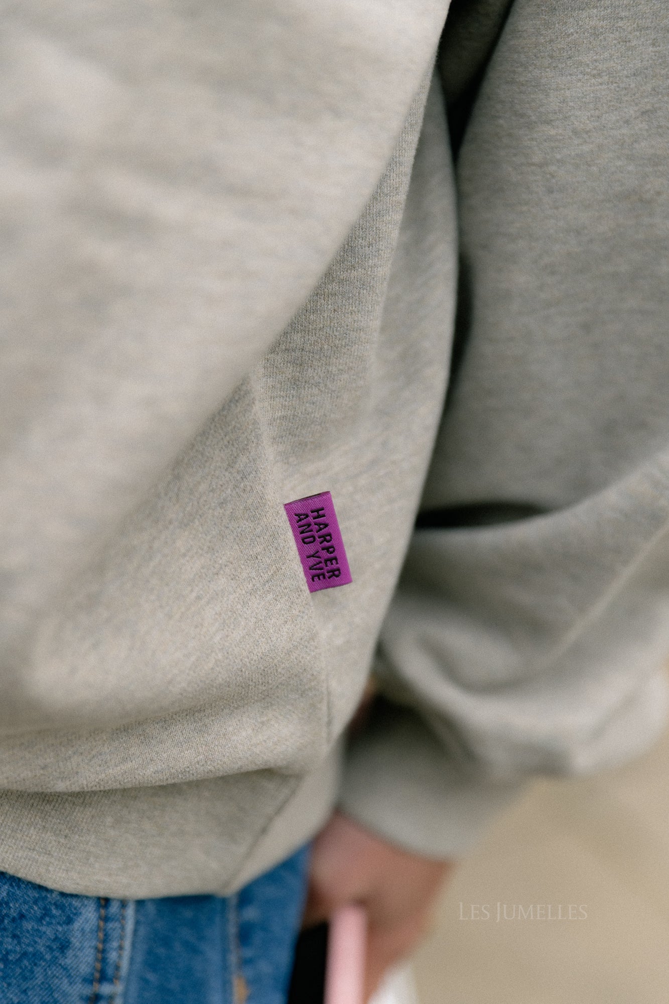 Varsity sweater grey melee
