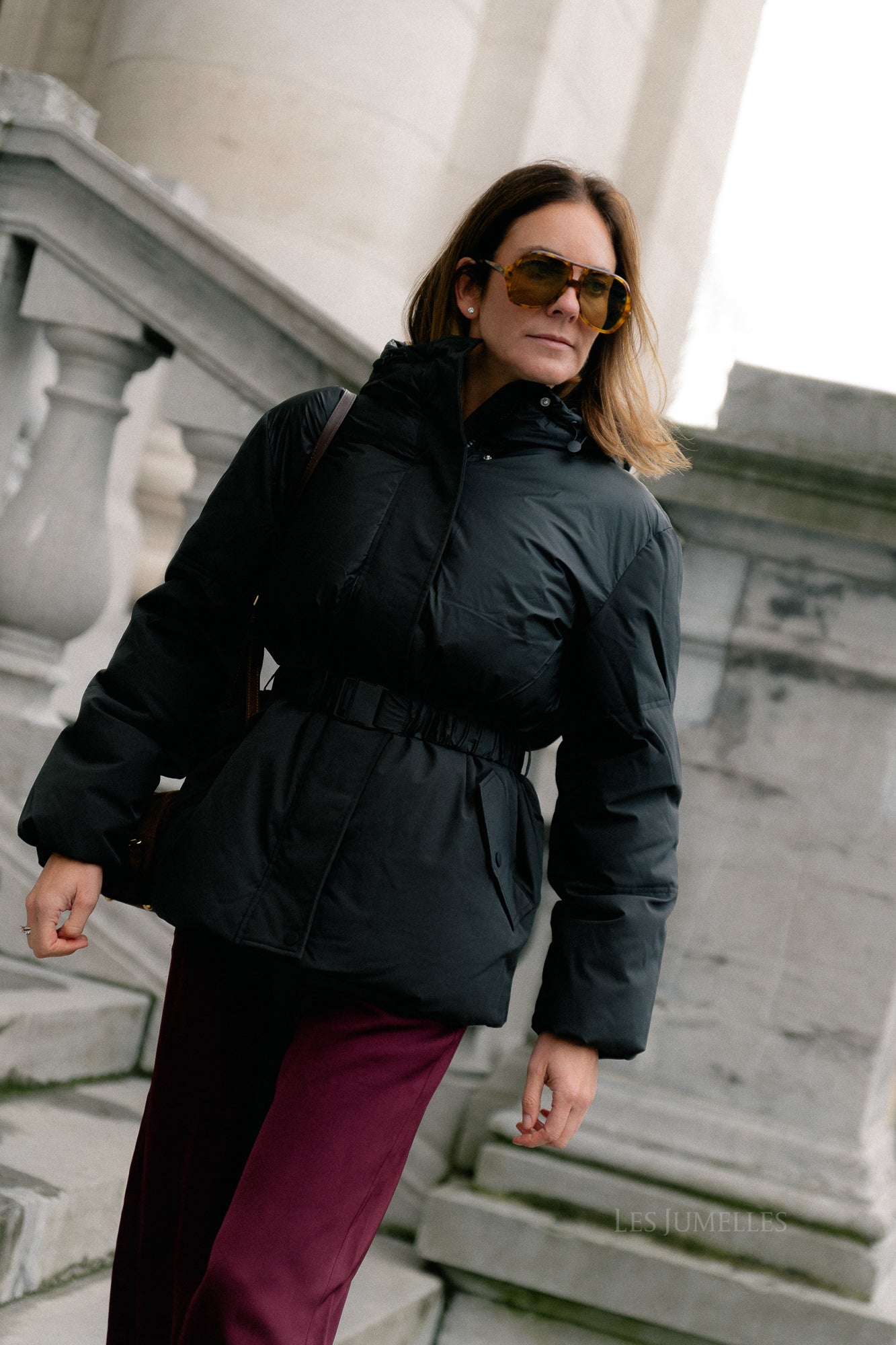 YASAlly LS padded jacket black