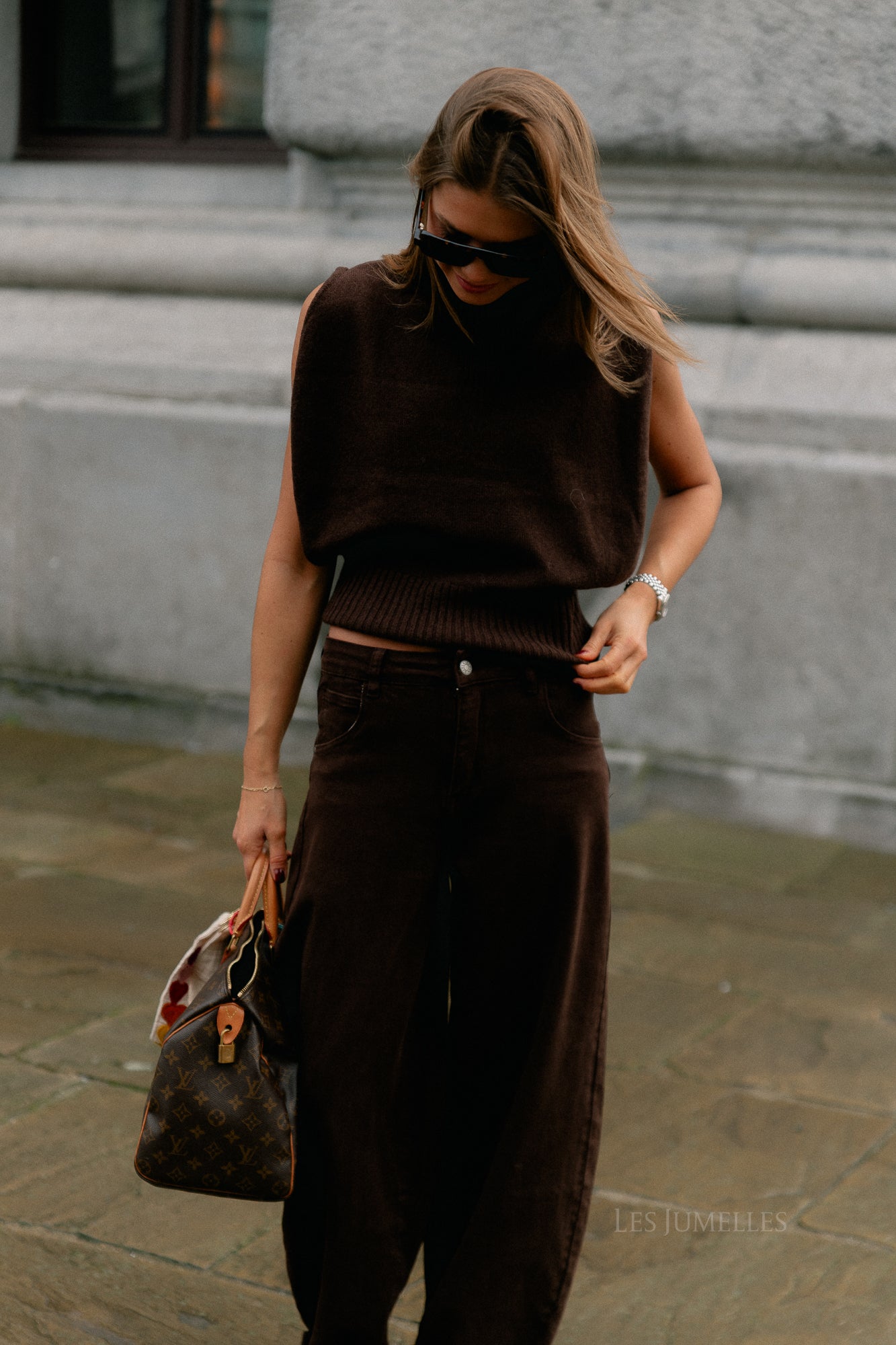 ROUCleo roll neck knit west chicory coffee