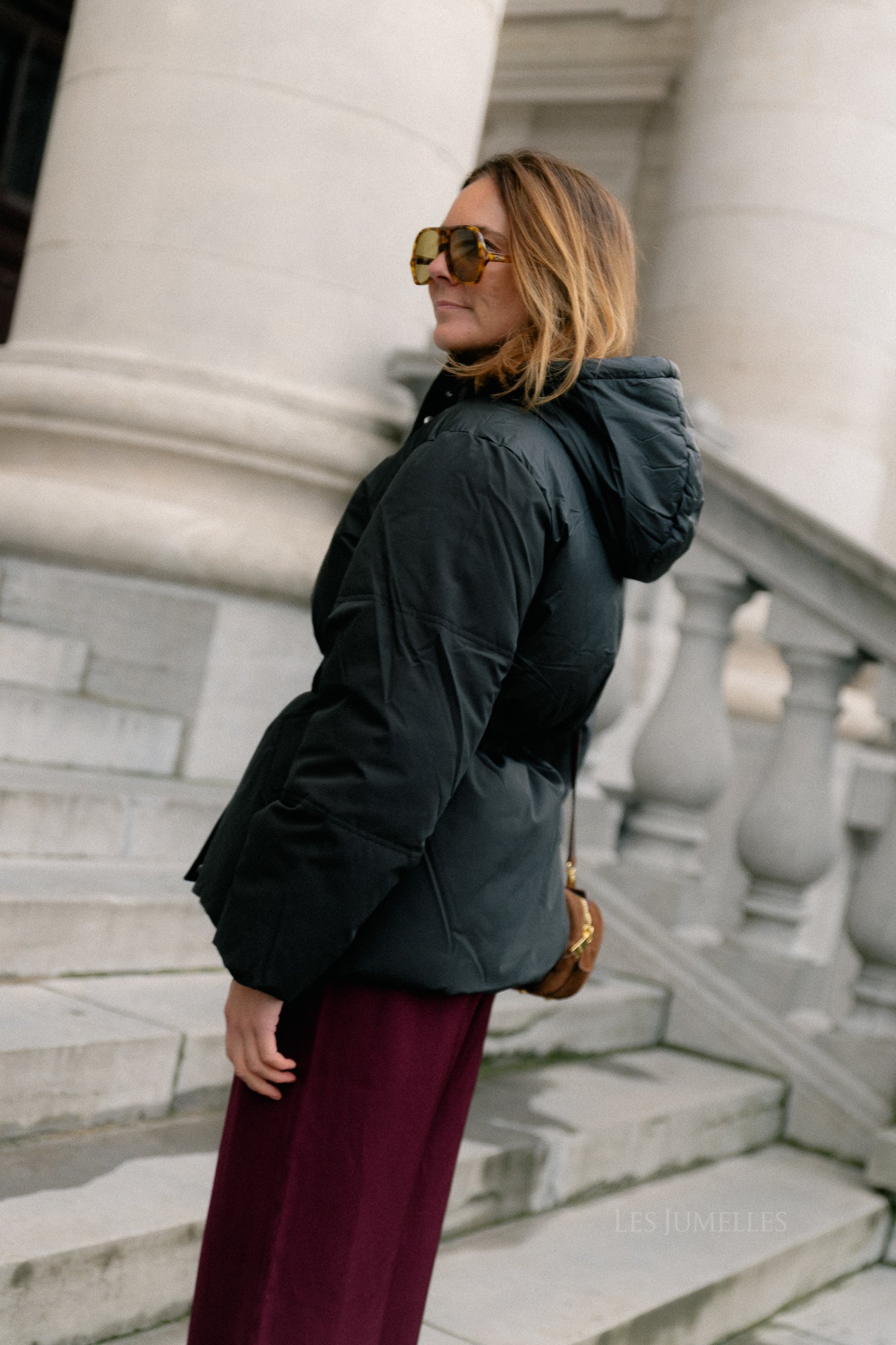 YASAlly LS padded jacket black