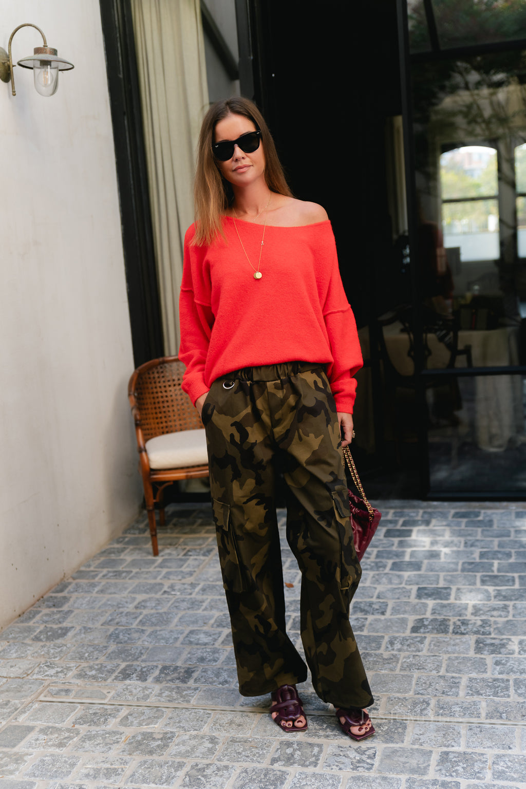 Emma cargo pants camouflage