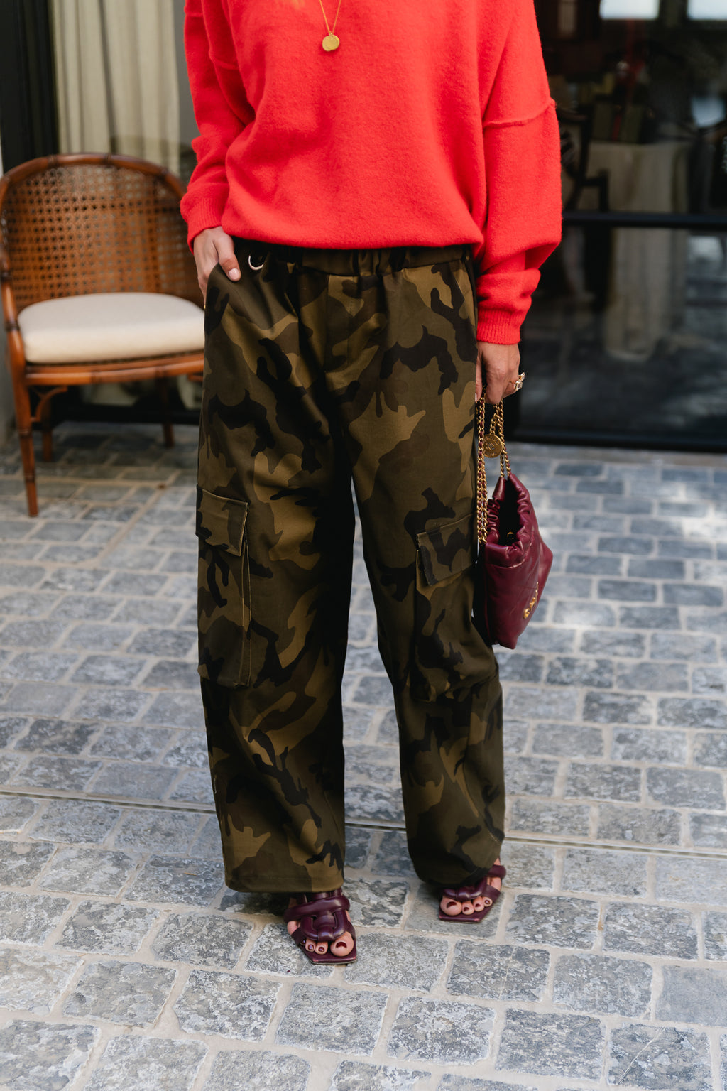 Emma cargo pants camouflage
