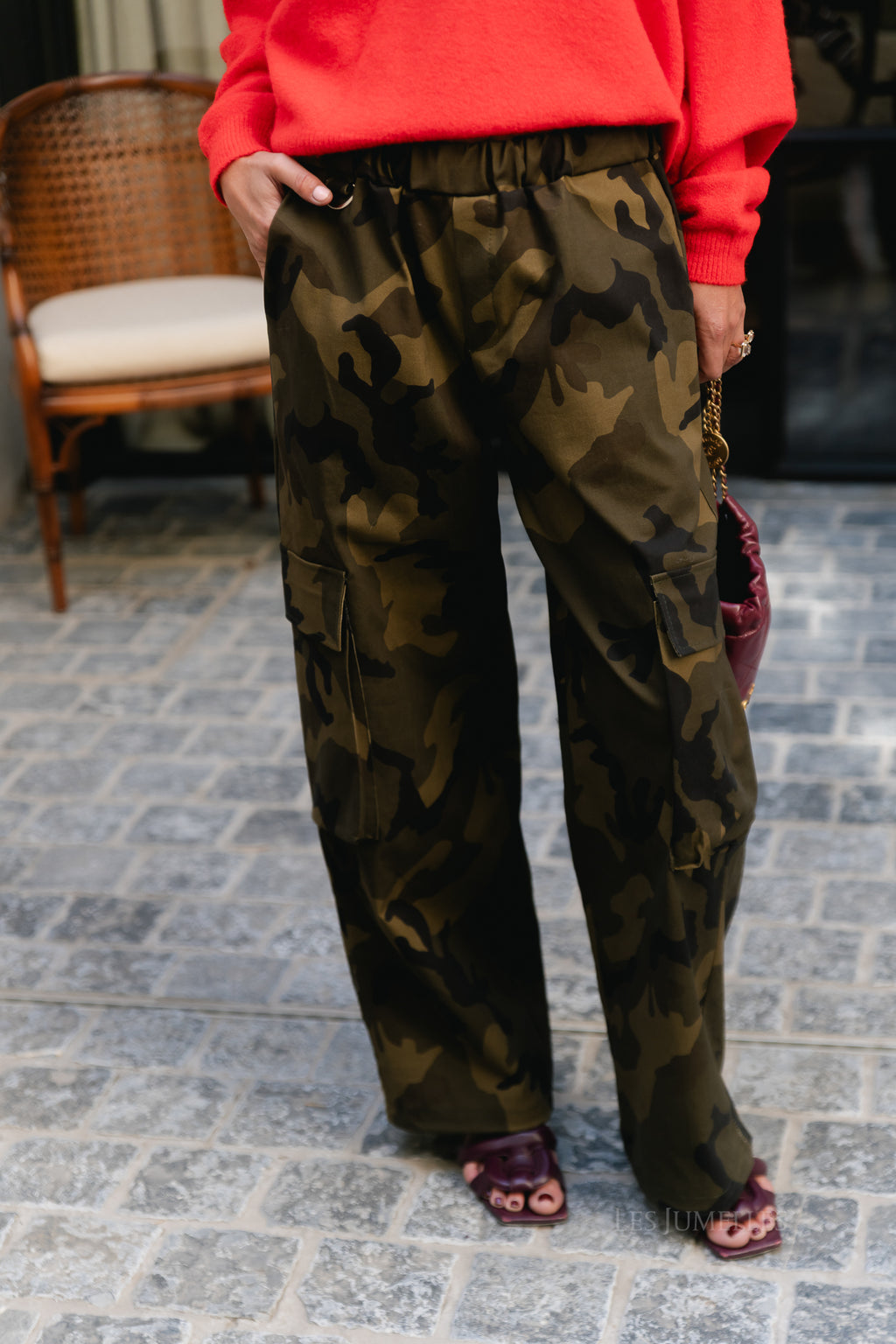 Emma cargo pants camouflage