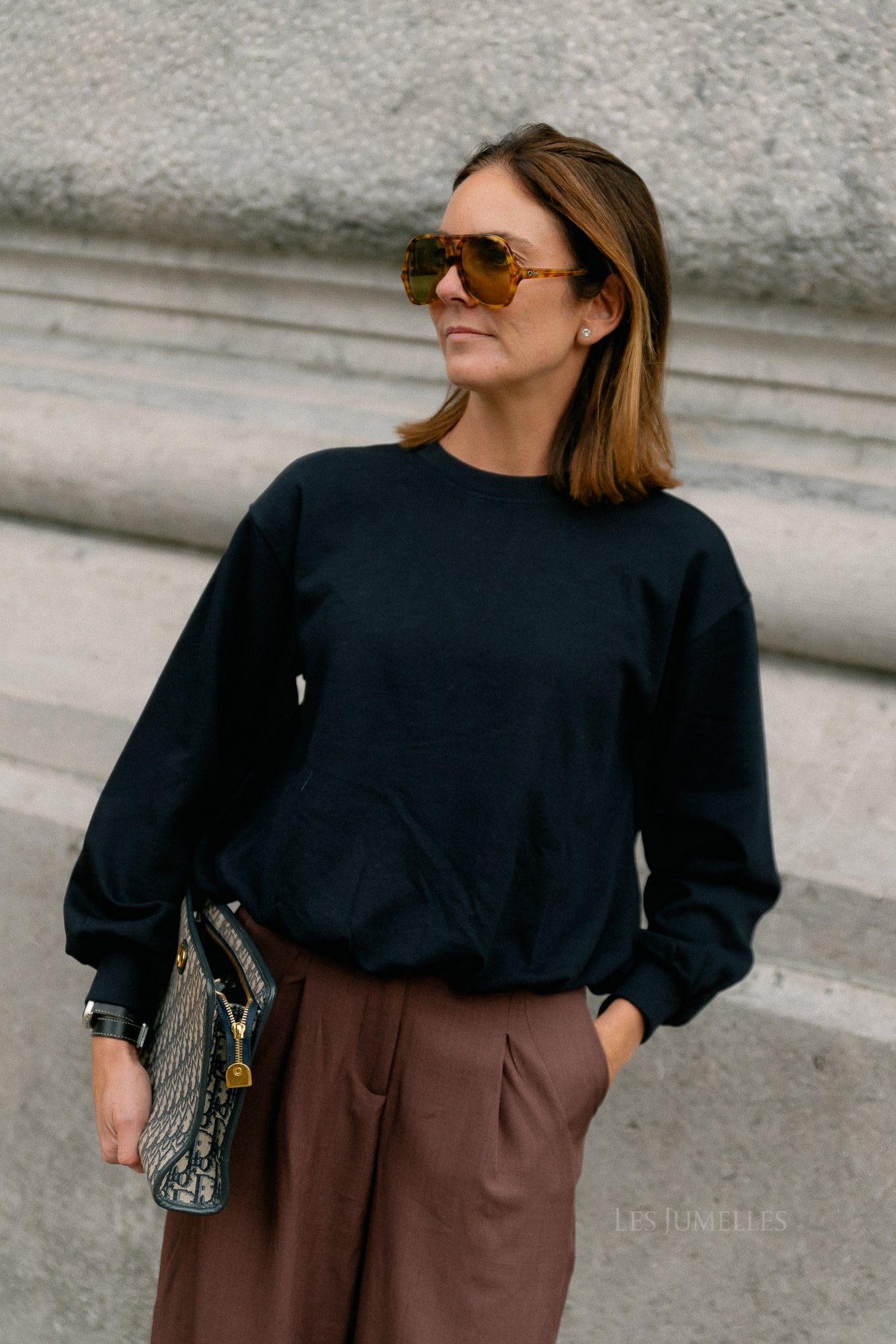 VISelesta balloon O-neck L/S top
