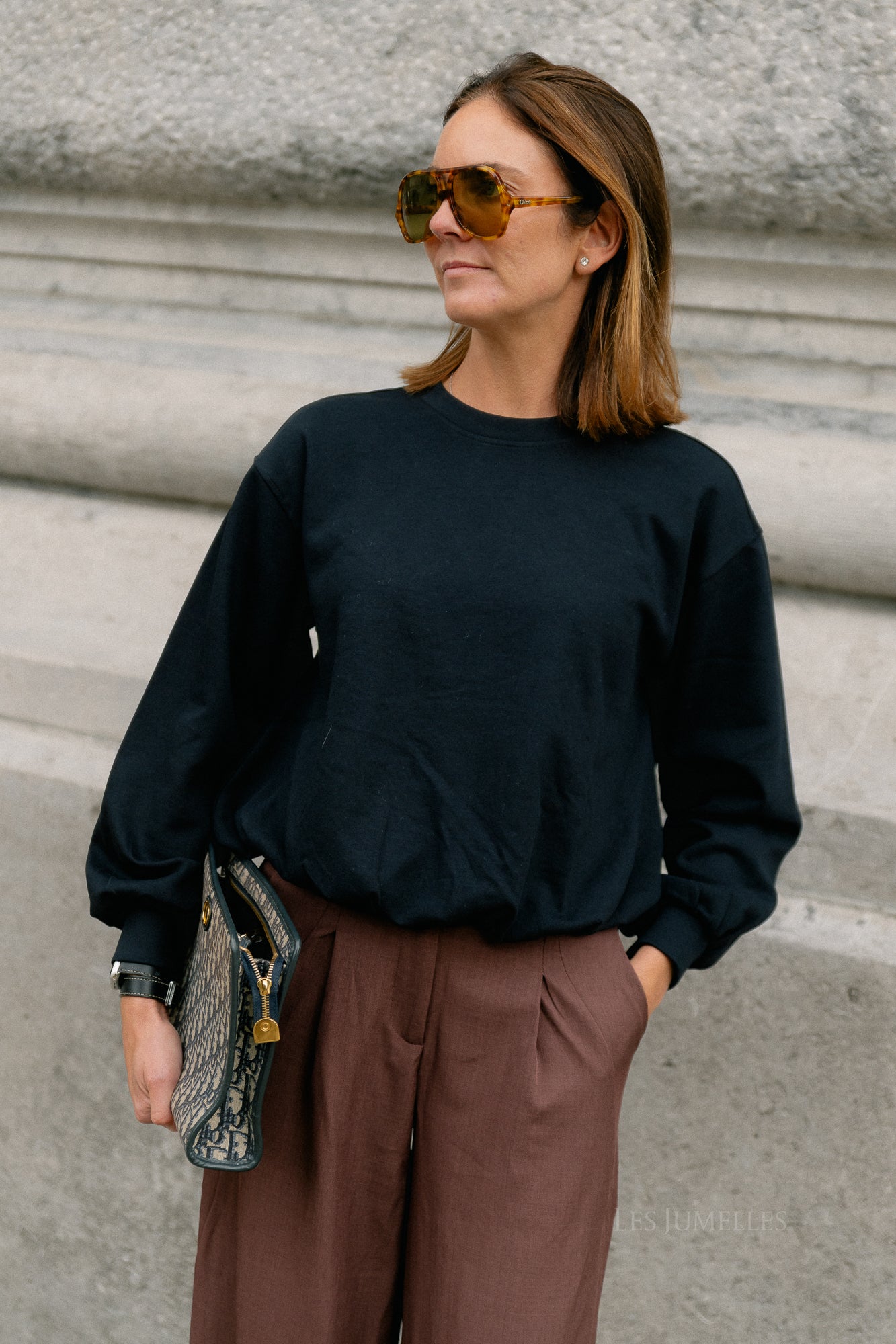 VISelesta balloon O-neck L/S top