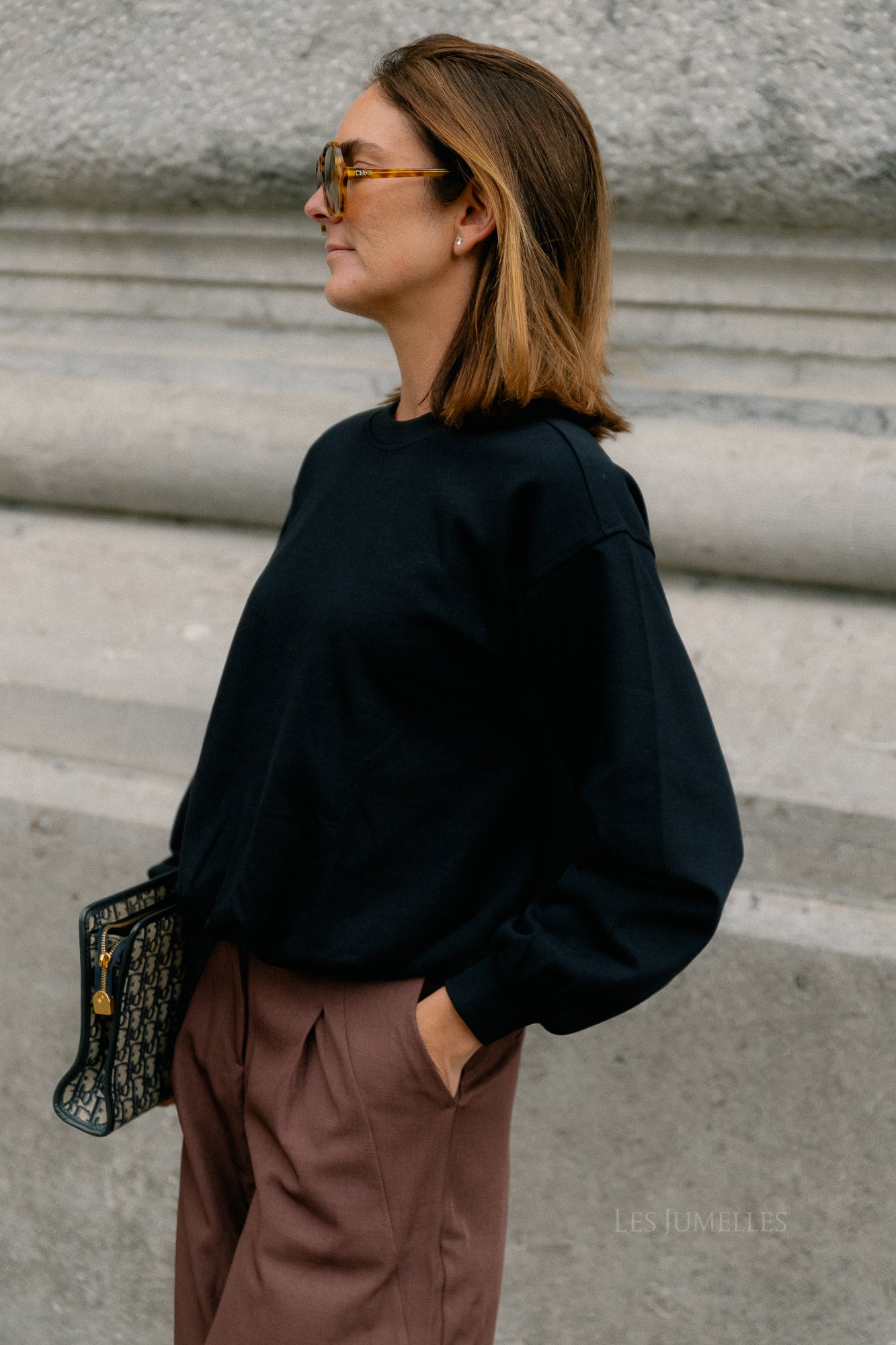 VISelesta balloon O-neck L/S top