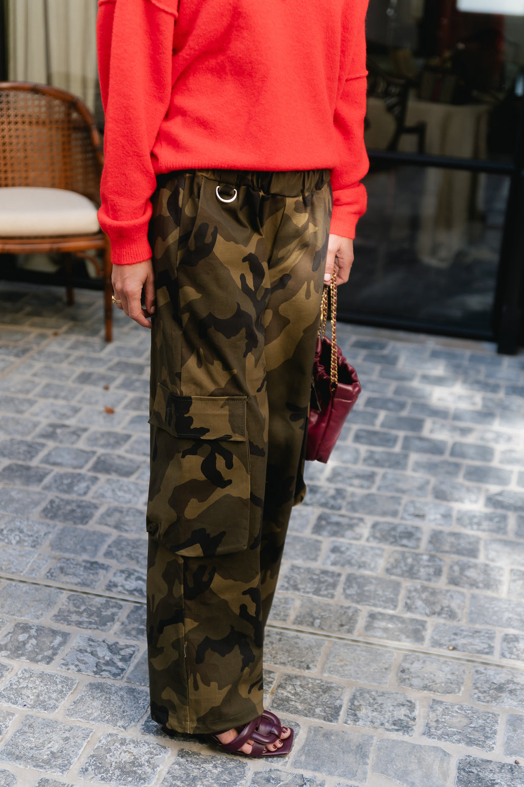 Emma cargo pants camouflage