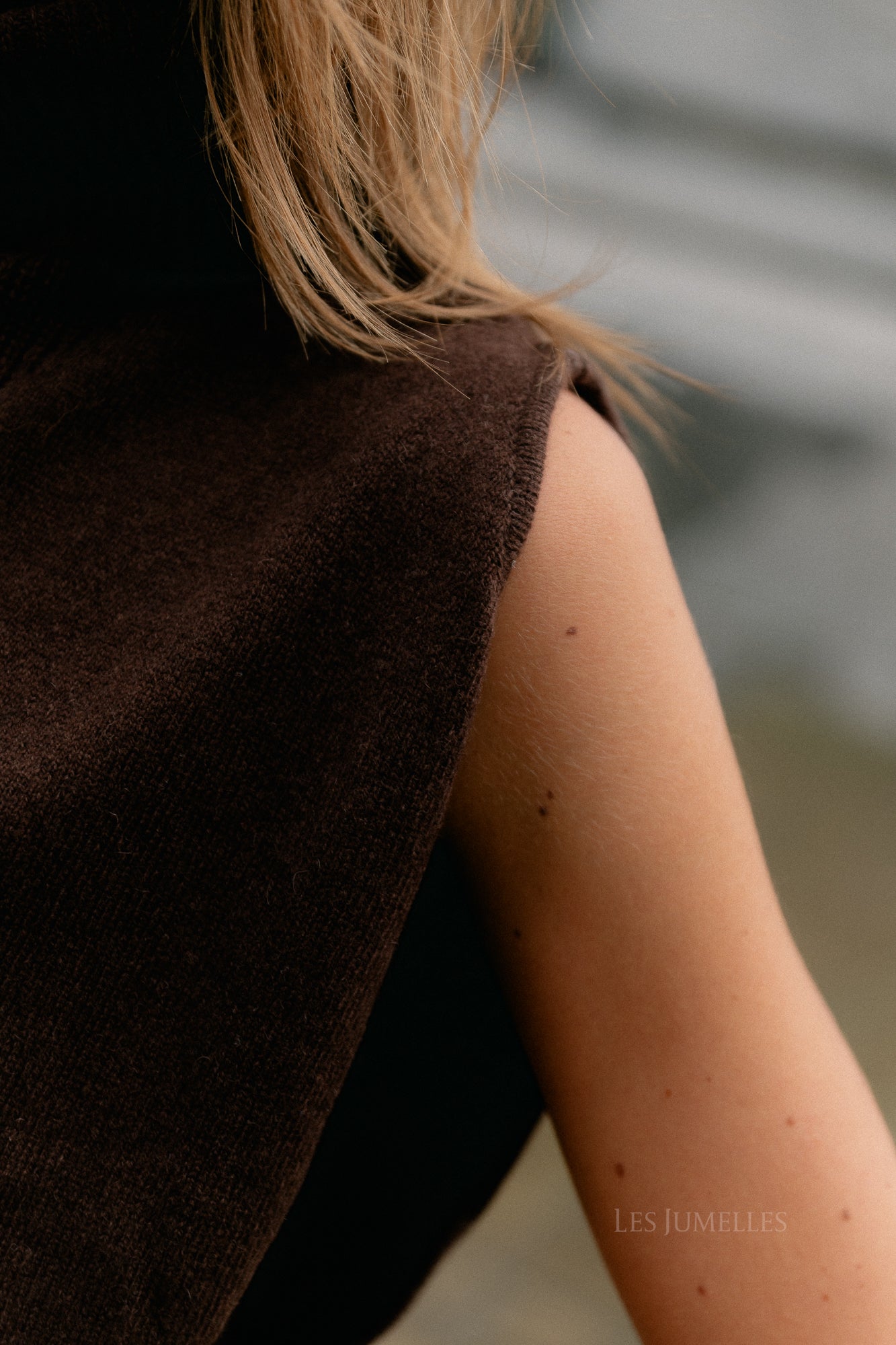 ROUCleo roll neck knit west chicory coffee