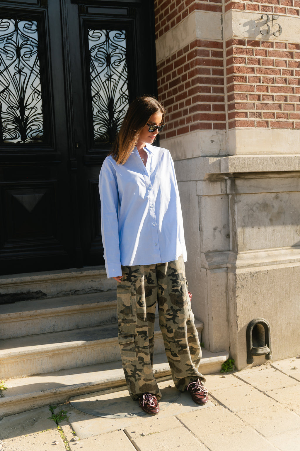 Caby camouflage cargo jeans