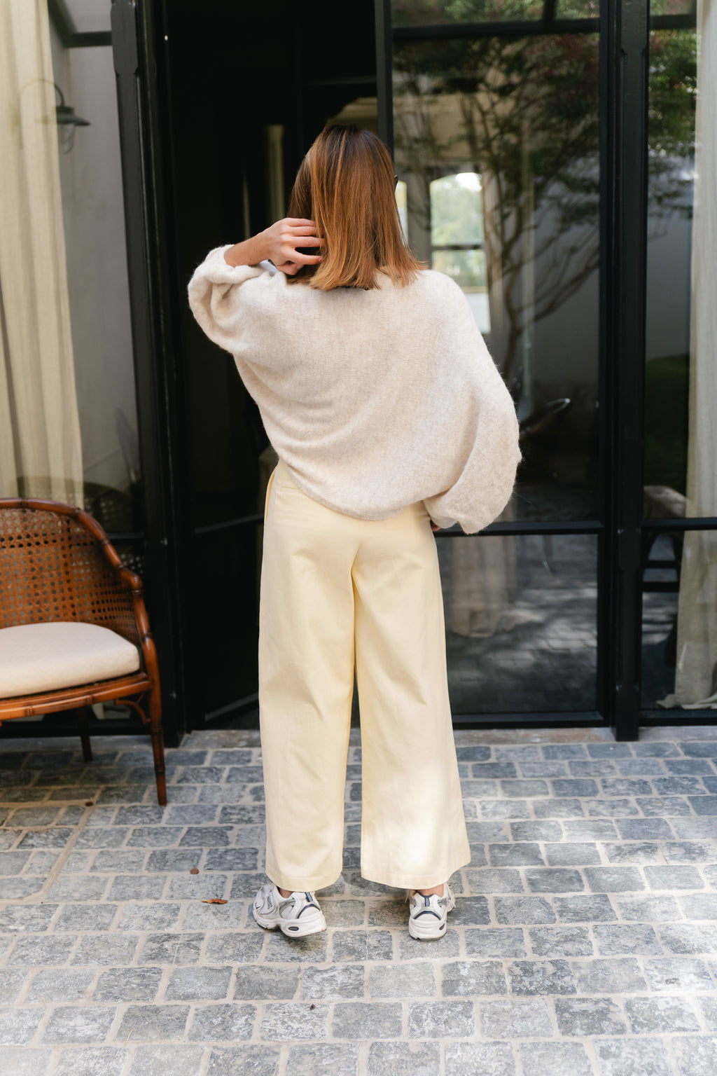 Liz jumper bleached sand melange