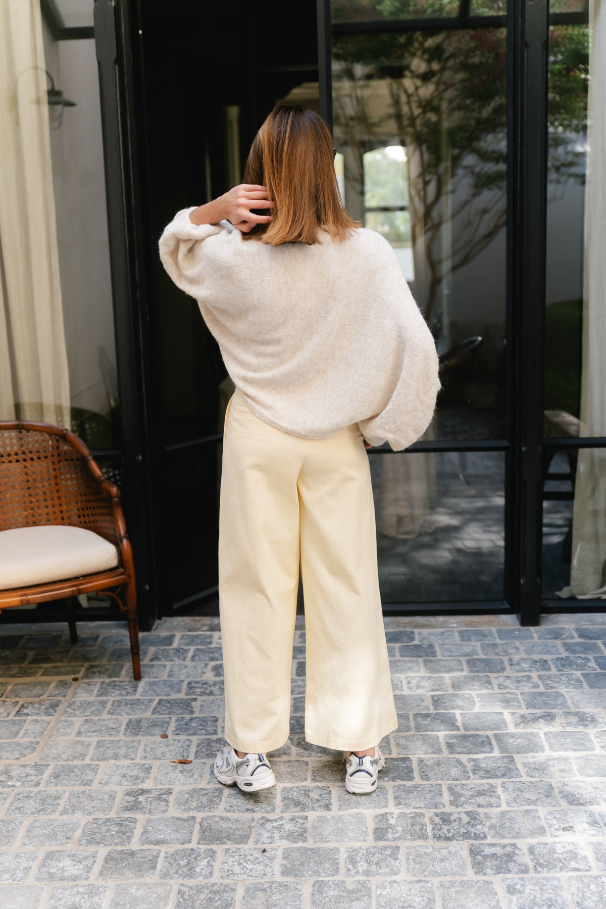 Liz jumper bleached sand melange