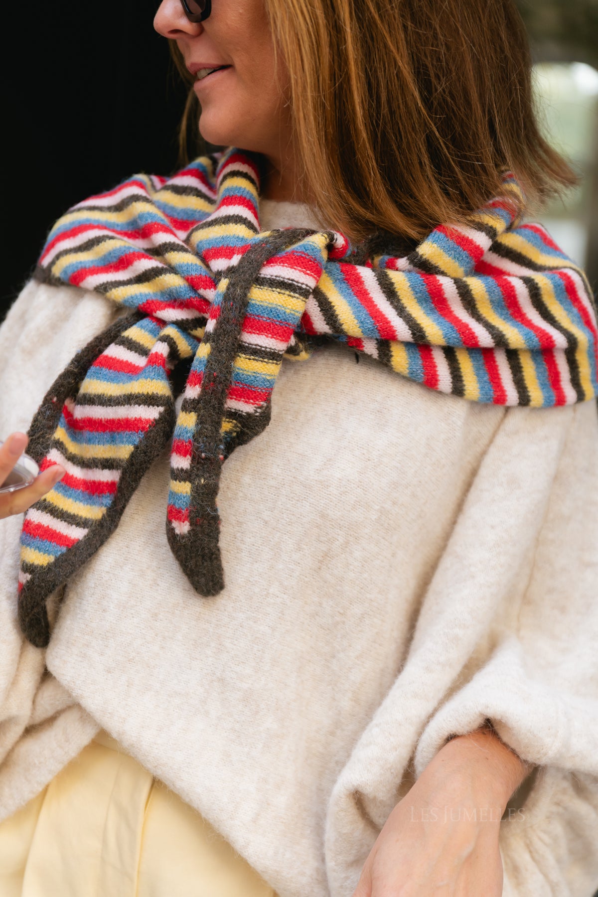 PCAda scarf flame scarlet/multi