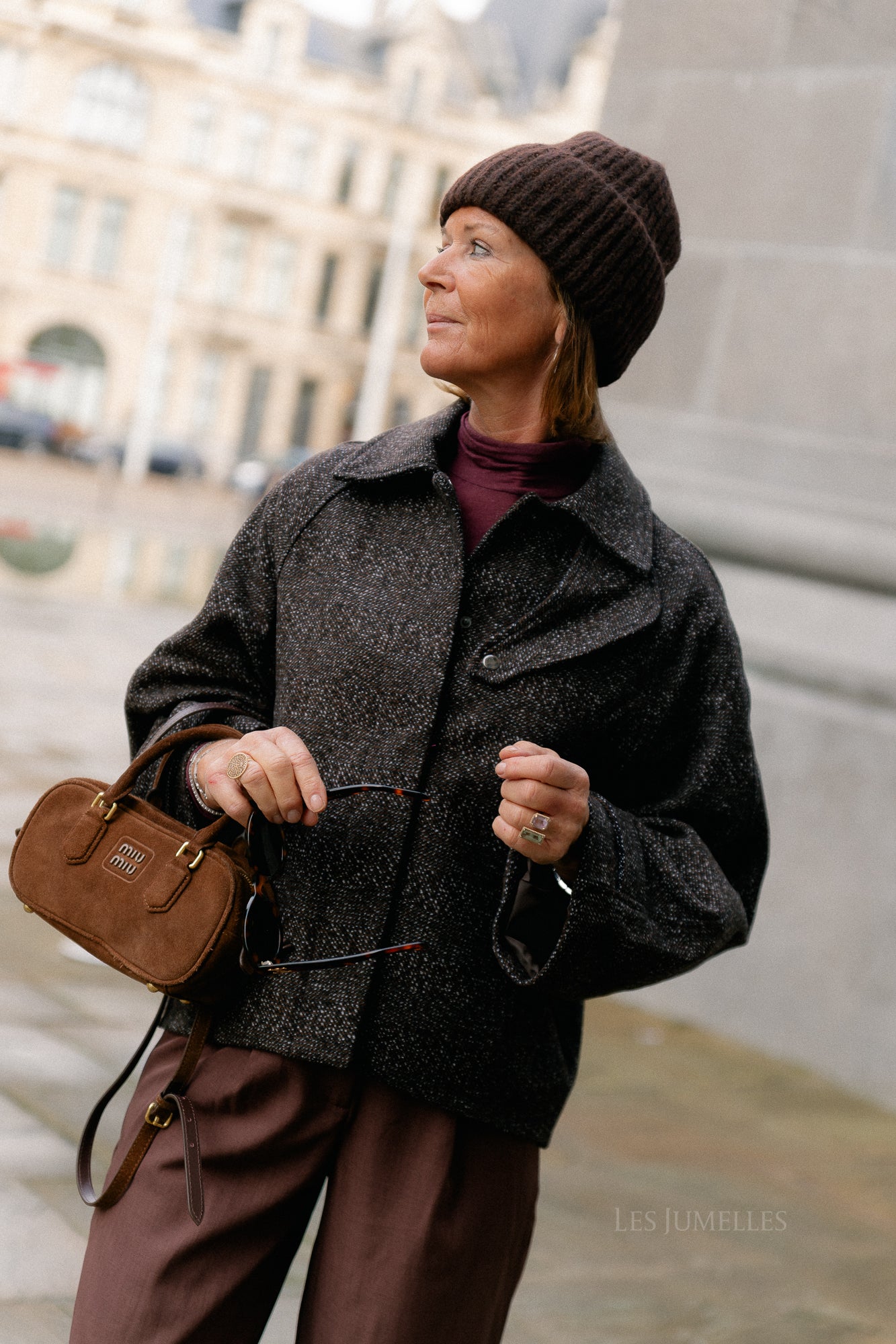 Darlin wool jacket brown